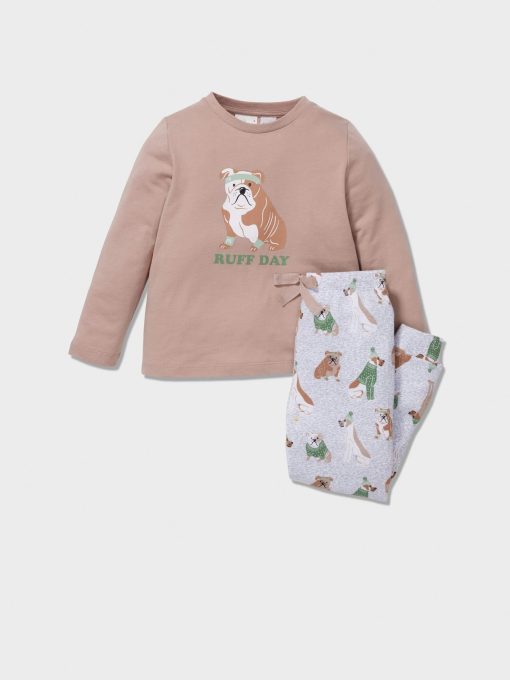 Jnr Boys Ruff Day Long Pj Set Multi