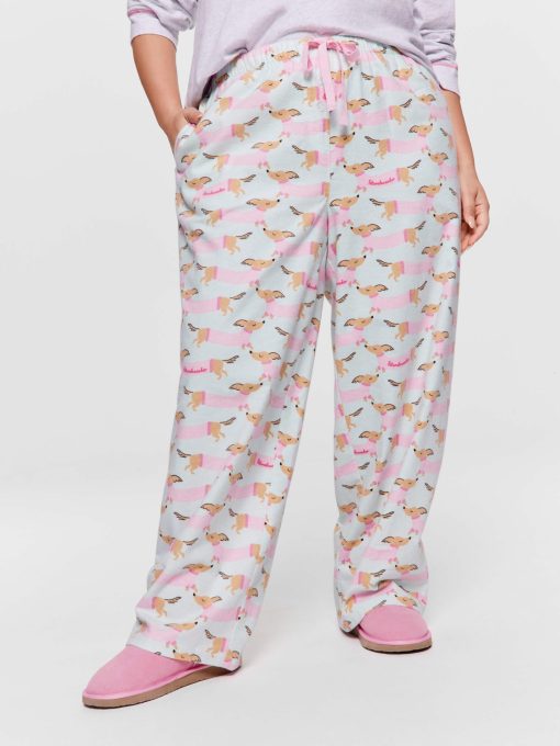 P.A. Plus Mint Penny Flannelette Pj Pant Multi