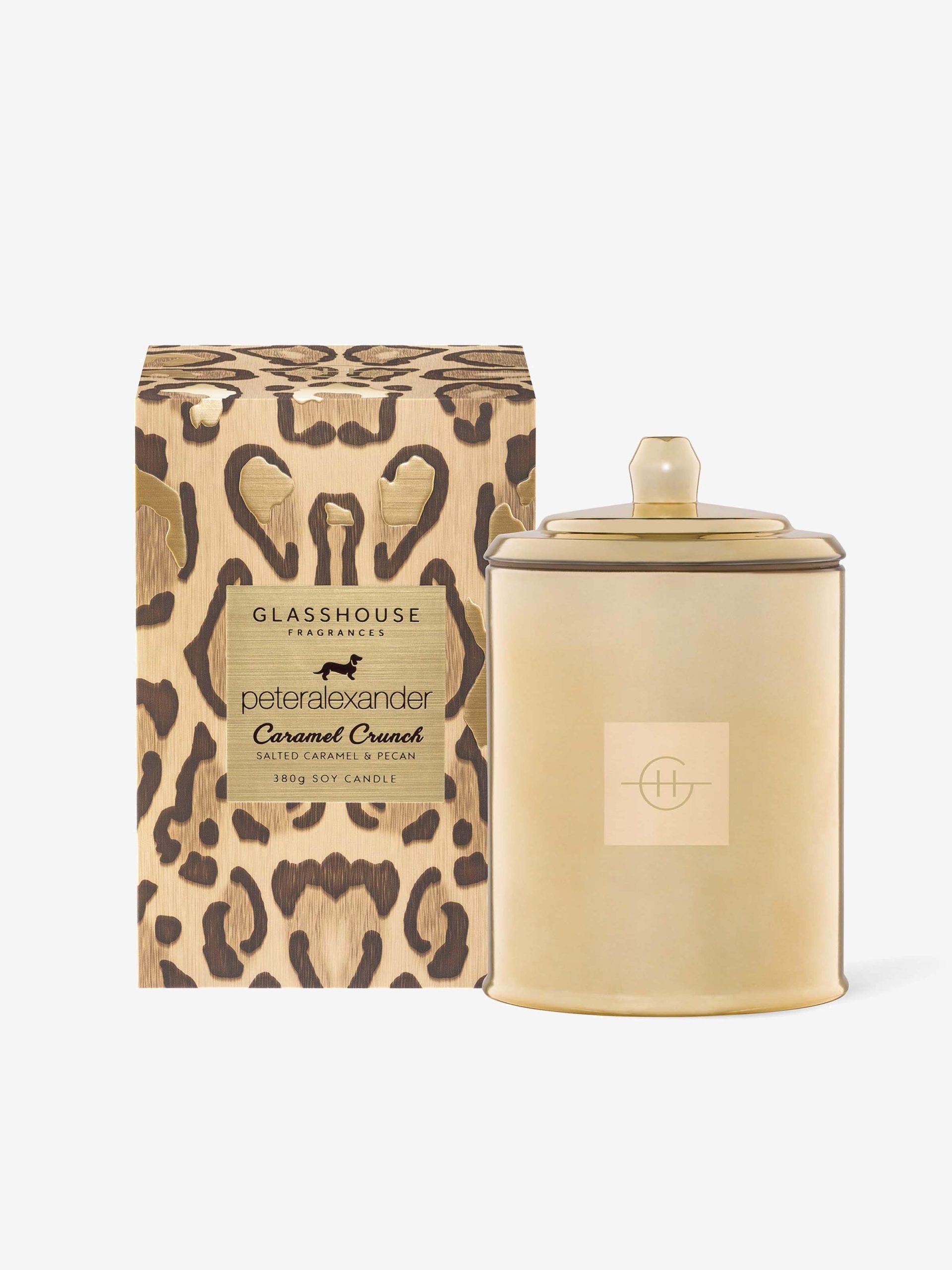 Glasshouse Fragrances Caramel Crunch Candle 380G multi