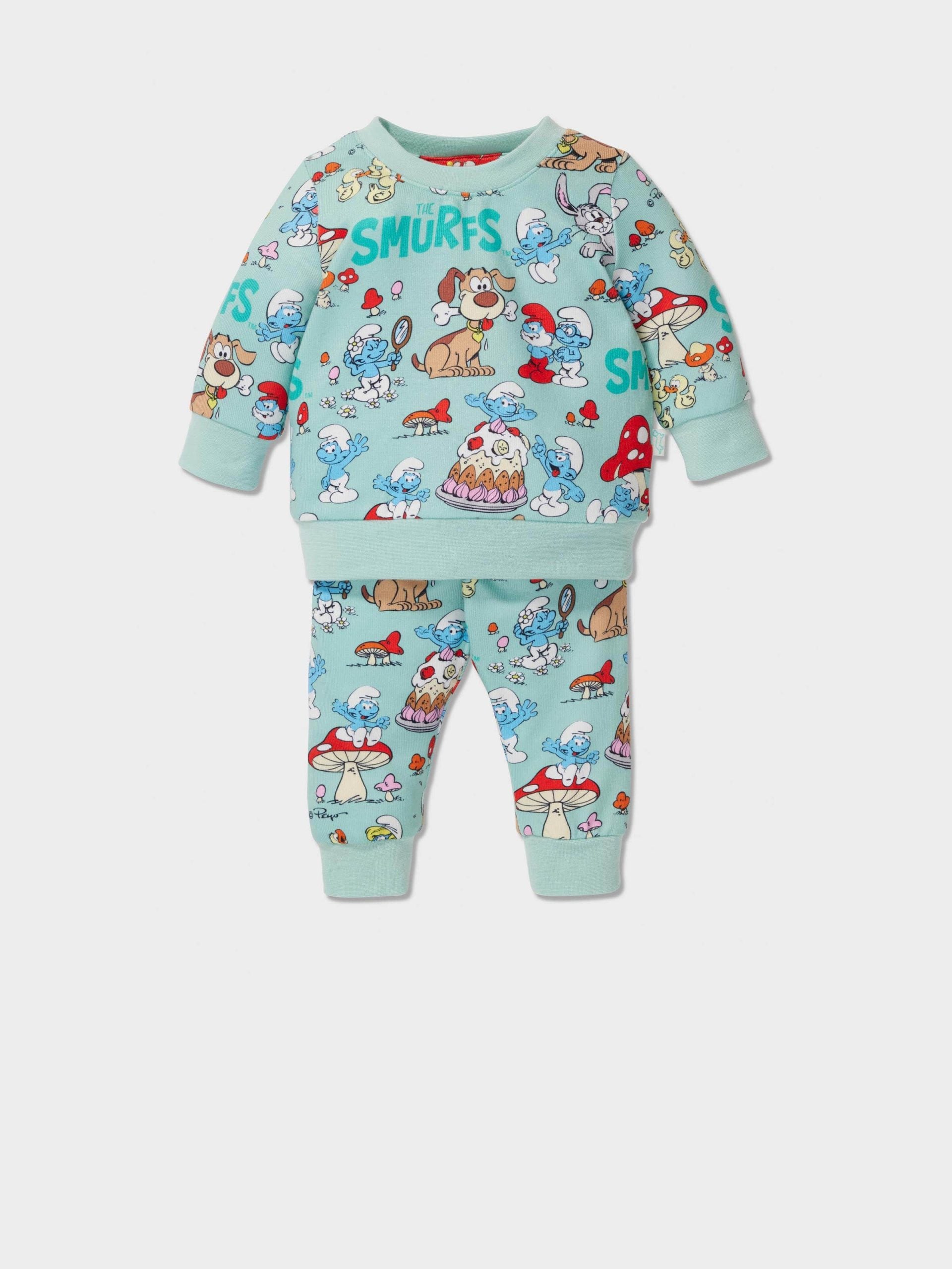 Baby Smurfs Track Pj Set multi