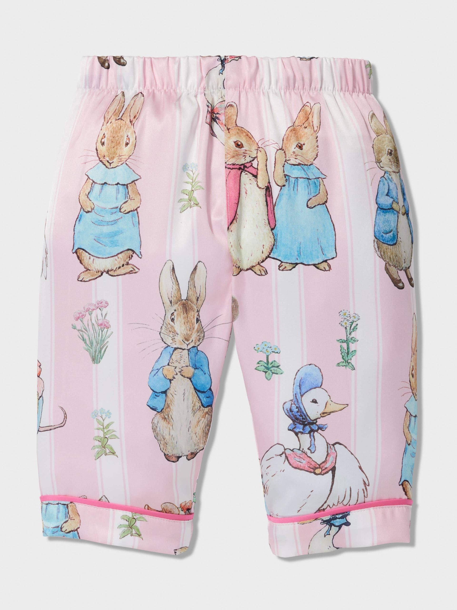 Baby Peter Rabbit Satin Classic Pj Set multi