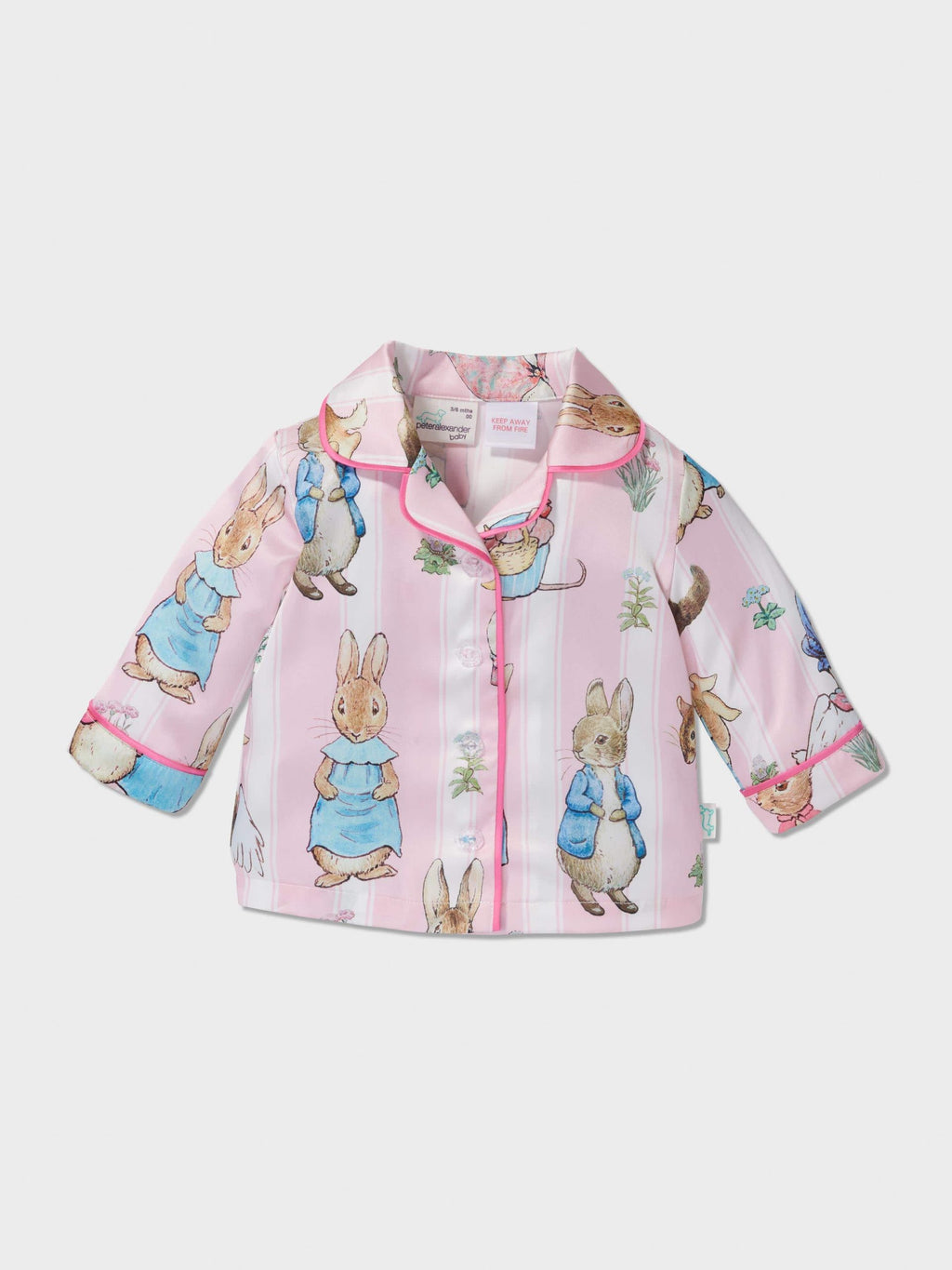 Baby Peter Rabbit Satin Classic Pj Set multi