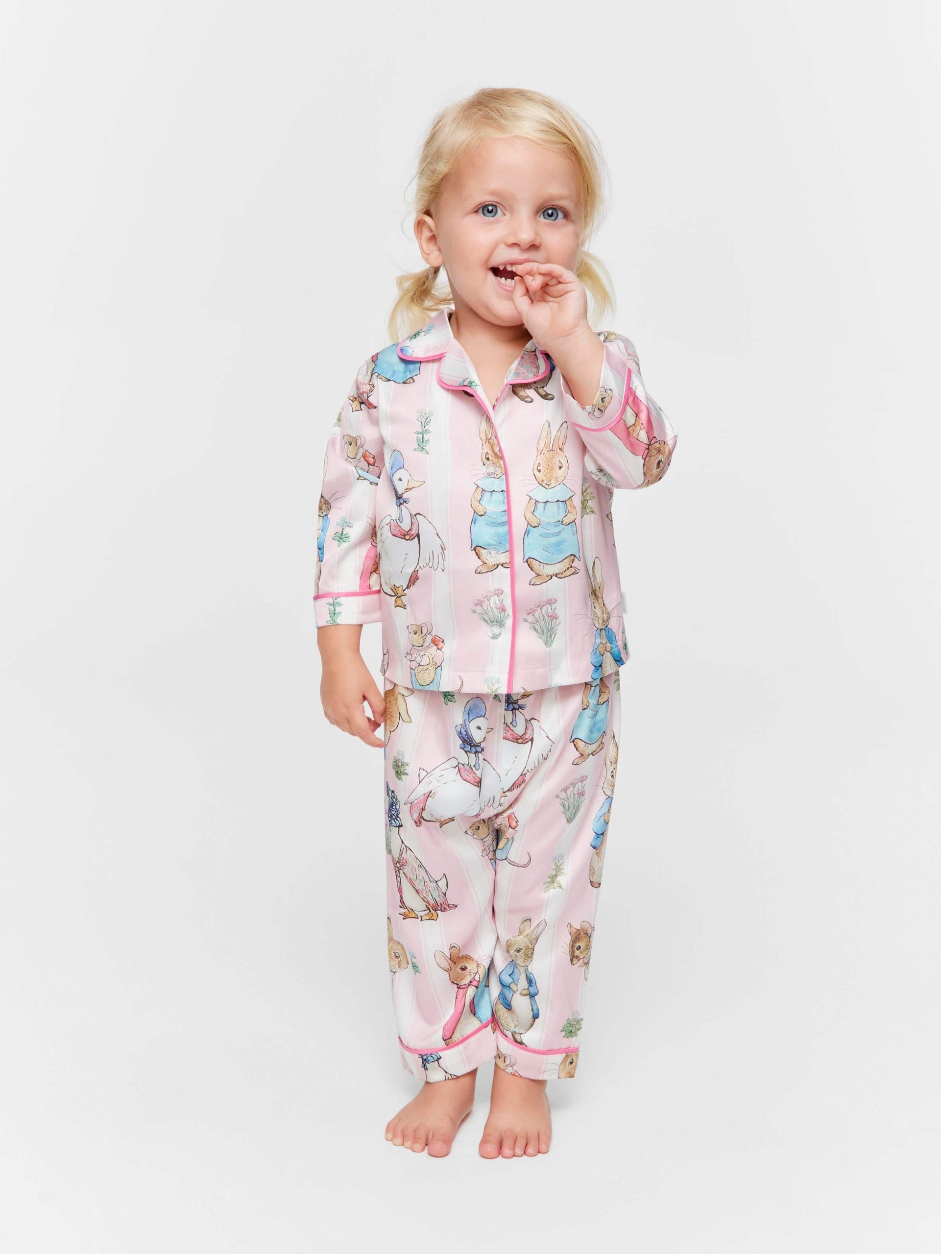 Baby Peter Rabbit Satin Classic Pj Set multi