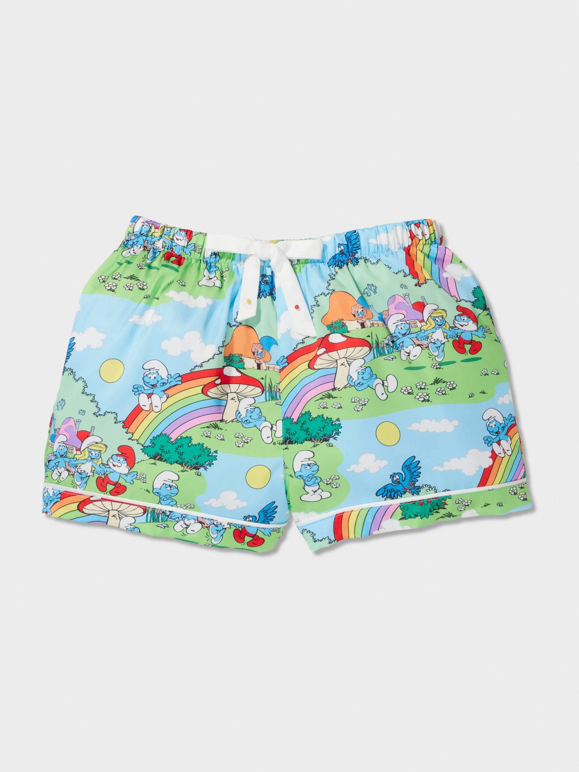 Girls Rainbow Smurf Classic Pj Set multi