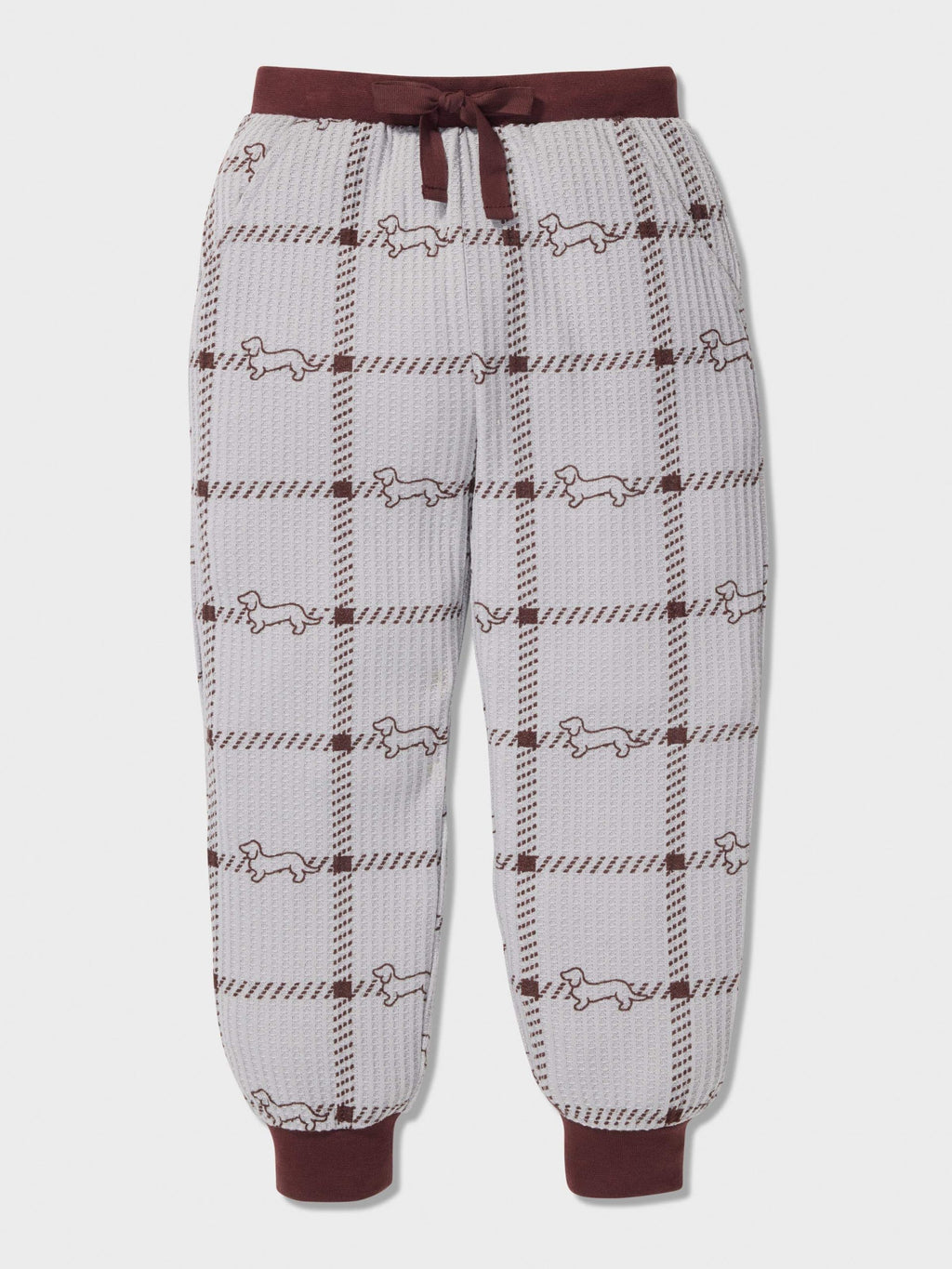 Jnr Boys Waffle Check Pj Set multi