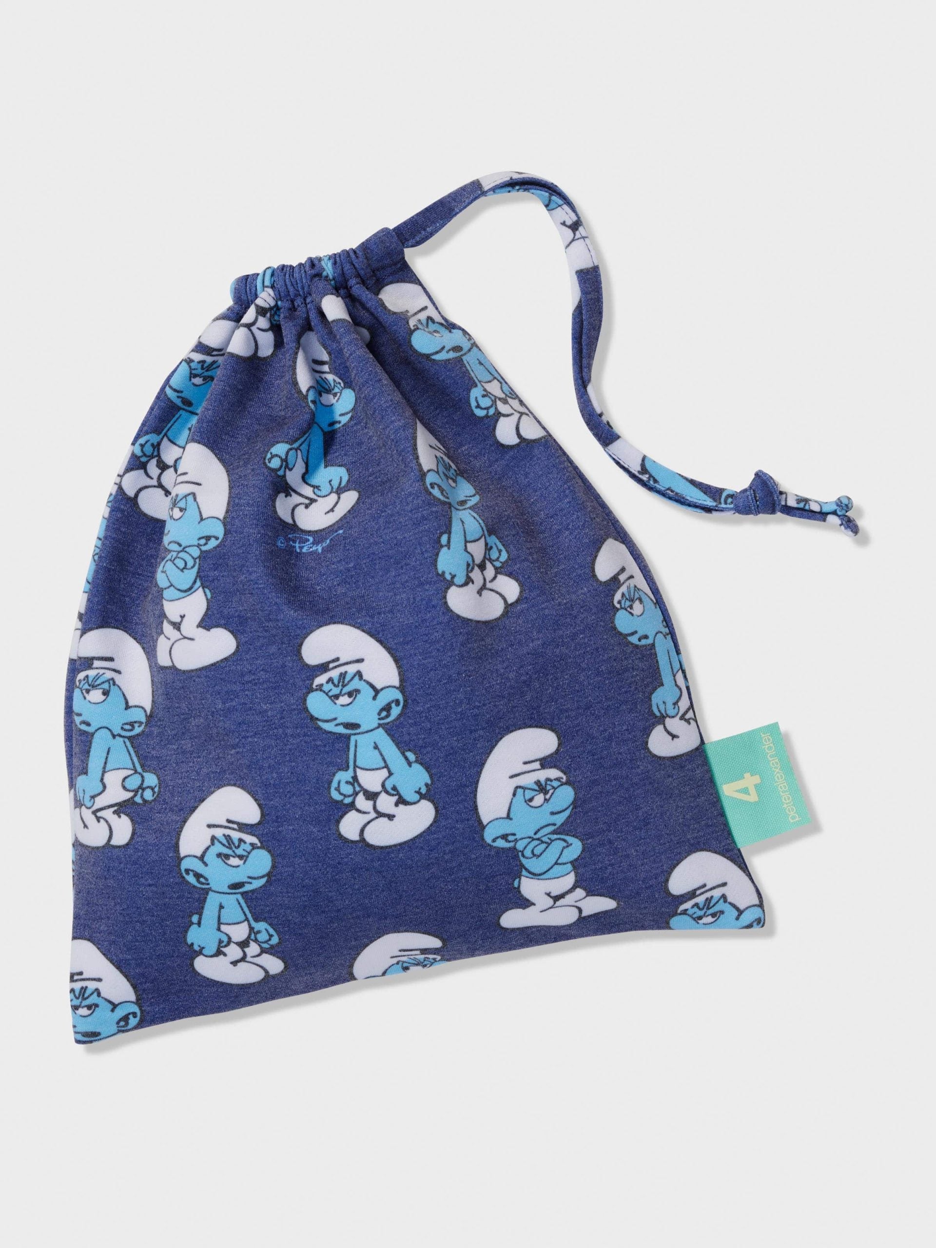 Jnr Boys Grouchy Smurf Pj Set multi