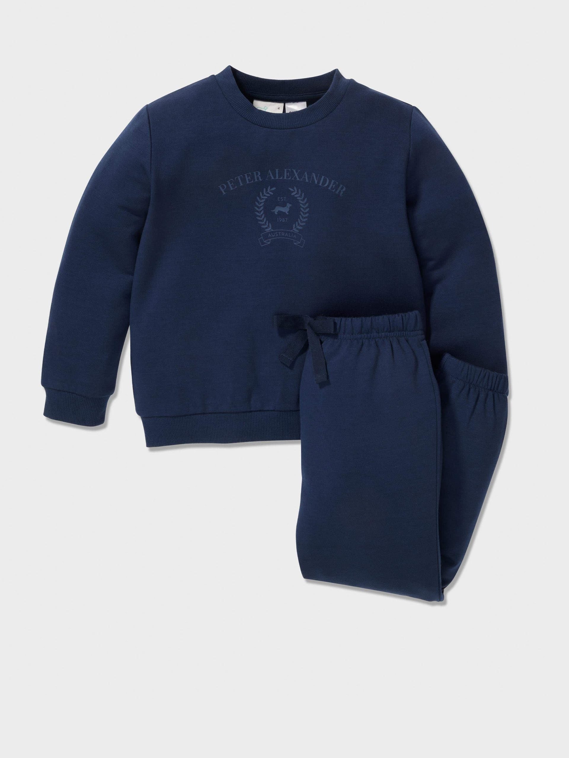 Jnr Boys P.A. Heritage Pj Set navy