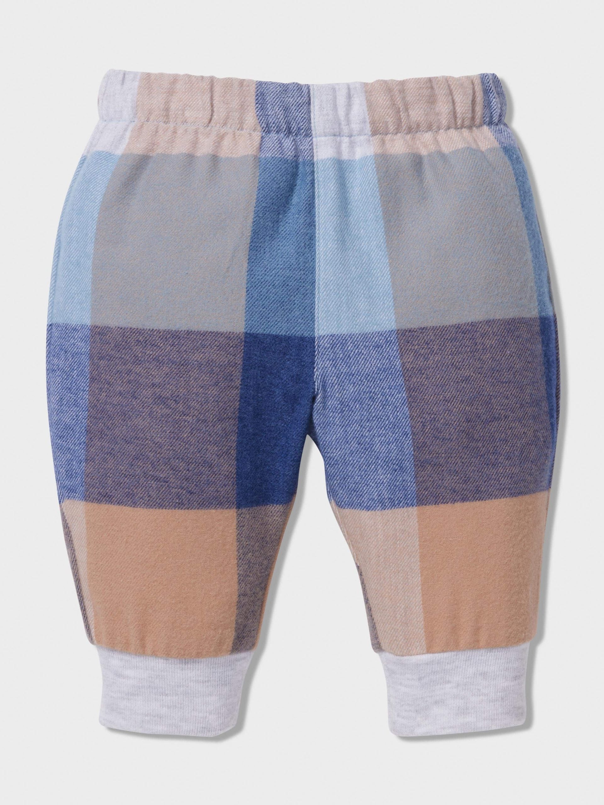 Baby Blue Buffalo Check Long Pj Set multi