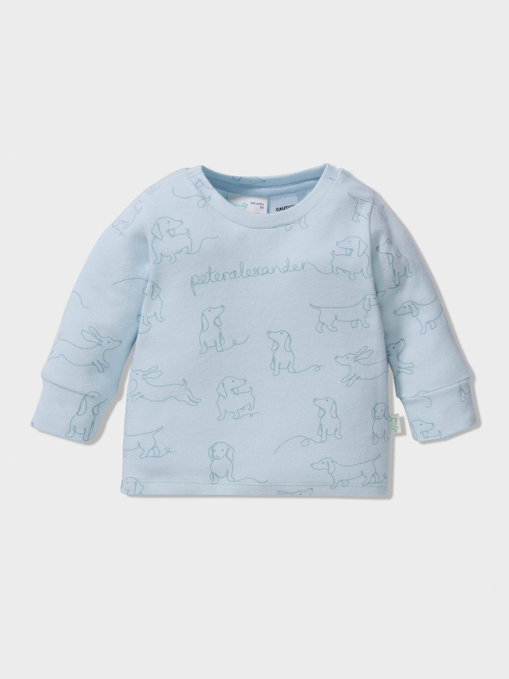 Baby Organic Blue Penny Pj Set blue