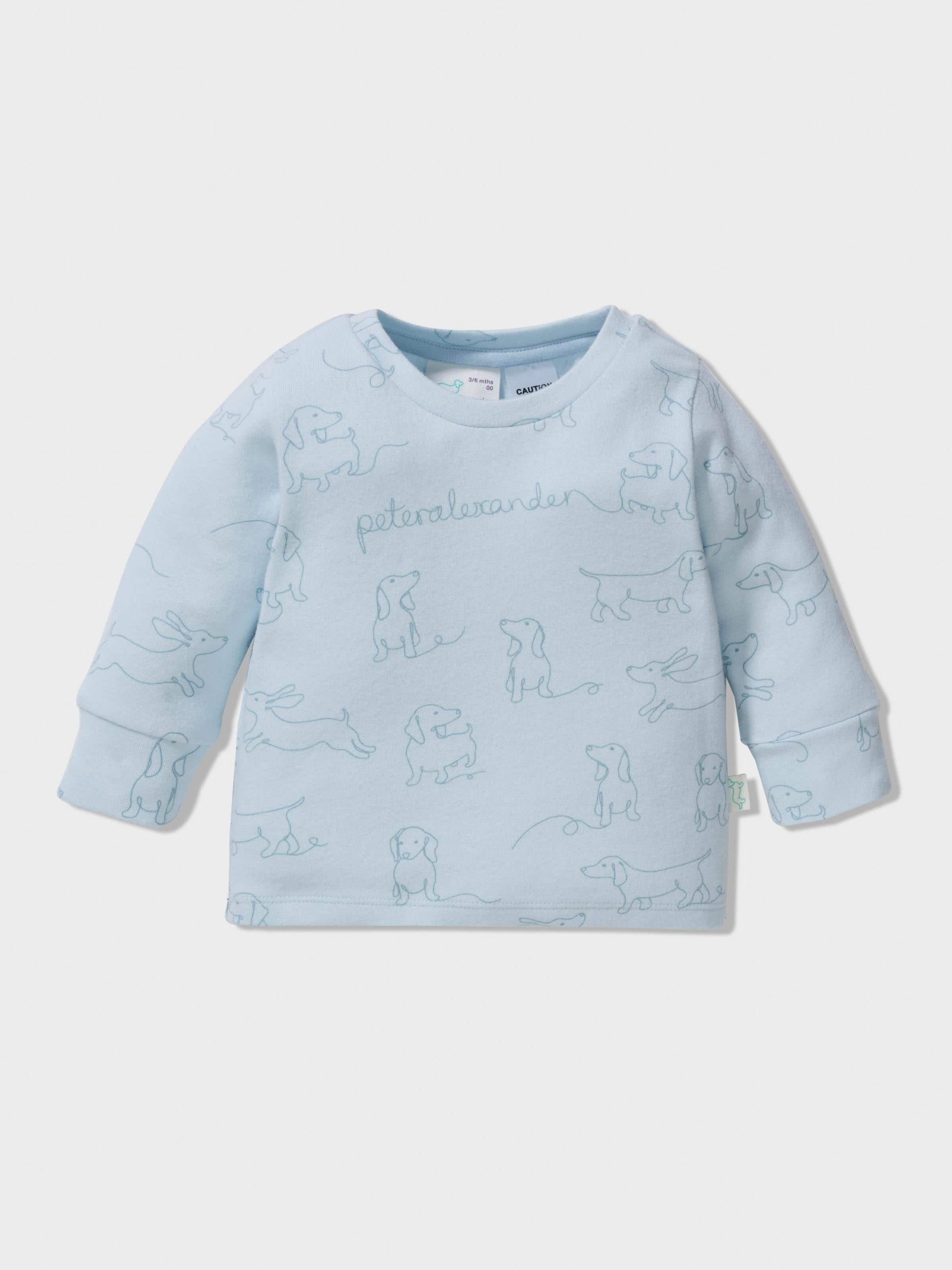 Baby Organic Blue Penny Pj Set blue