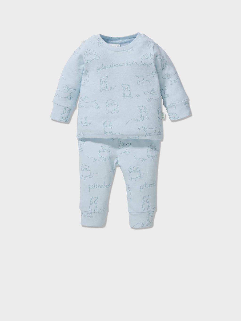 Baby Organic Blue Penny Pj Set blue