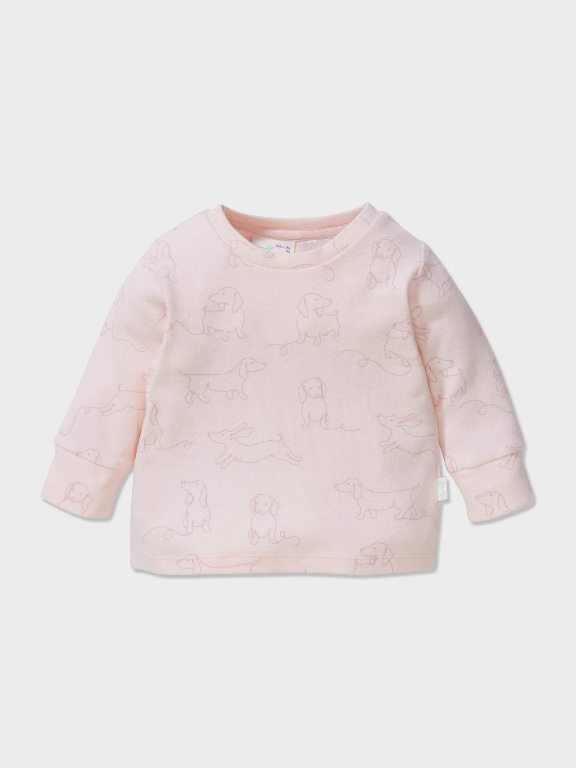 Baby Organic Penny Pink Pj Set pink