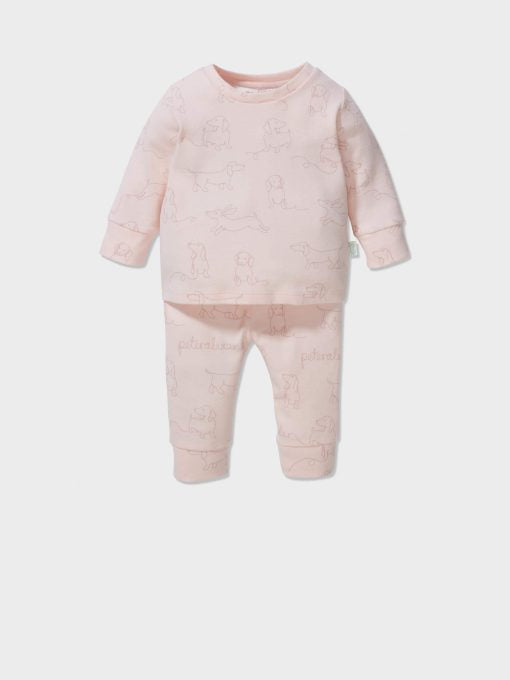 Baby Organic Penny Pink Pj Set pink
