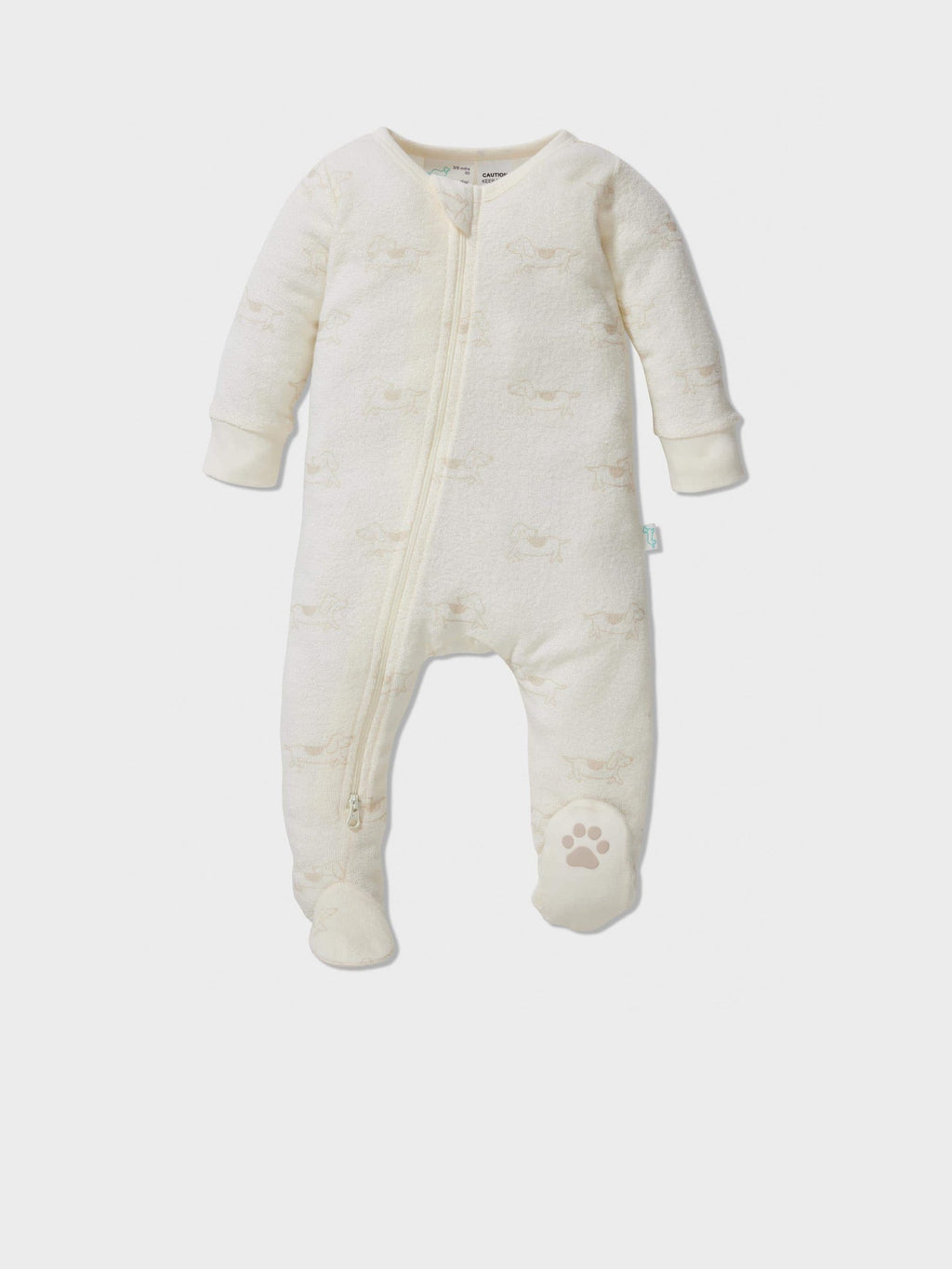 Baby Organic Terry Onesie cream