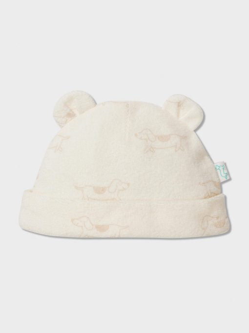 Baby Organic Terry Beanie cream