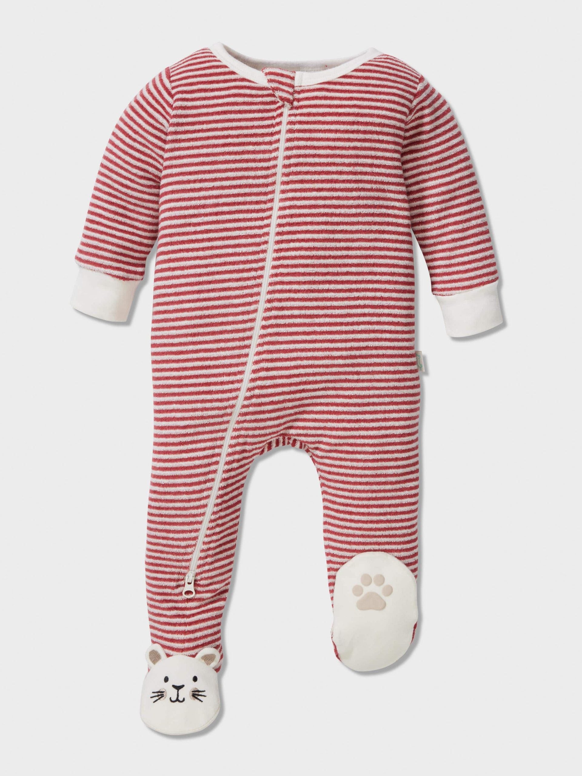 Baby Organic Striped Onesie multi