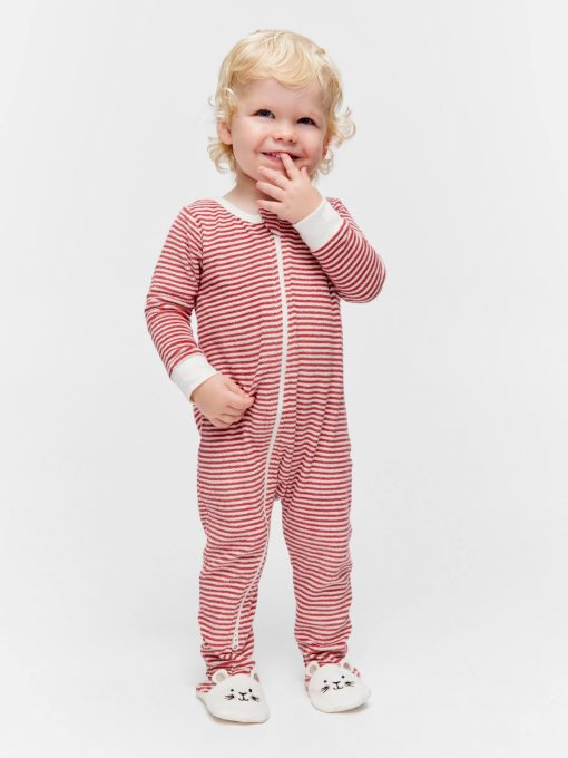 Baby Organic Striped Onesie multi