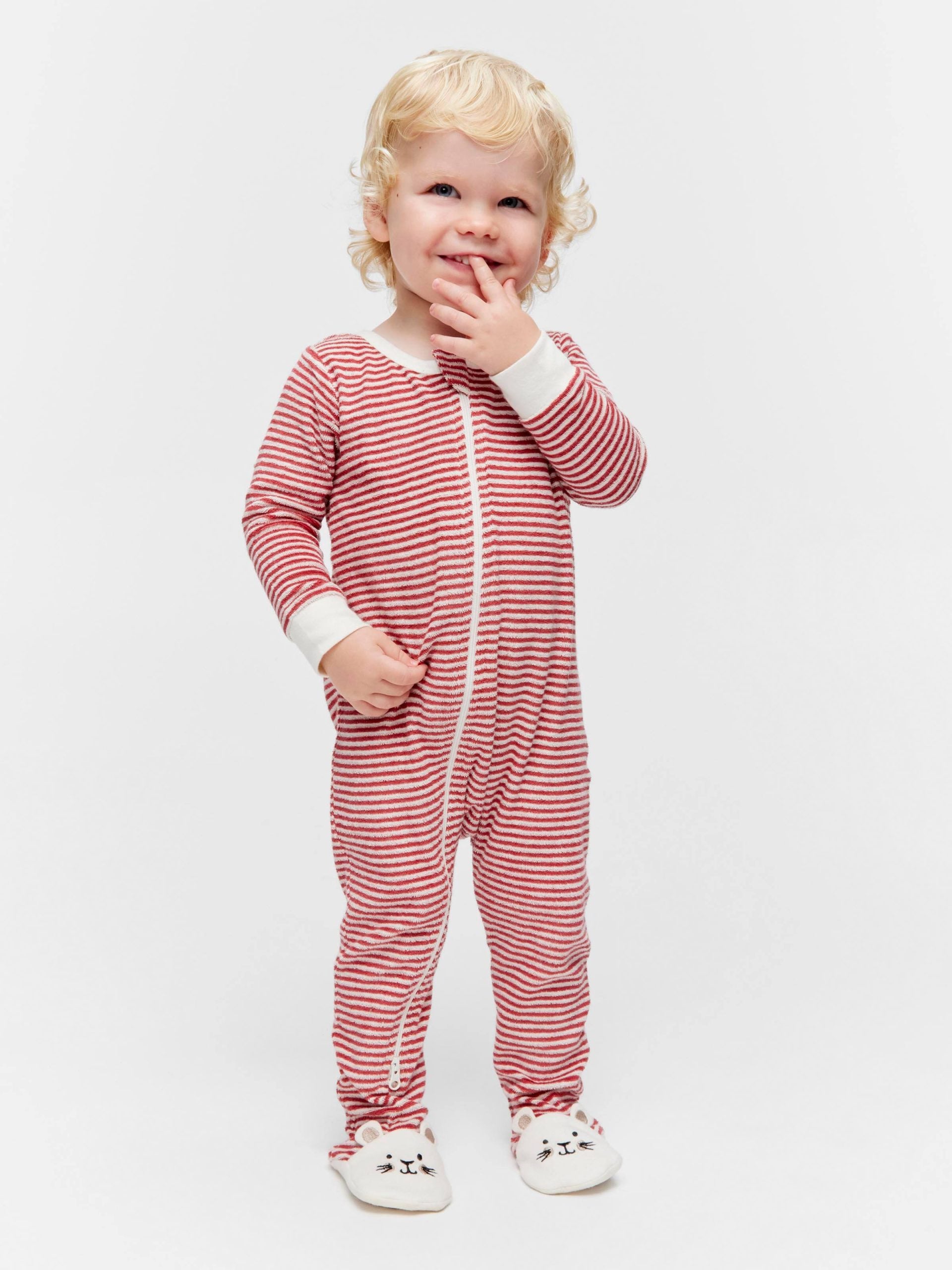 Baby Organic Striped Onesie multi