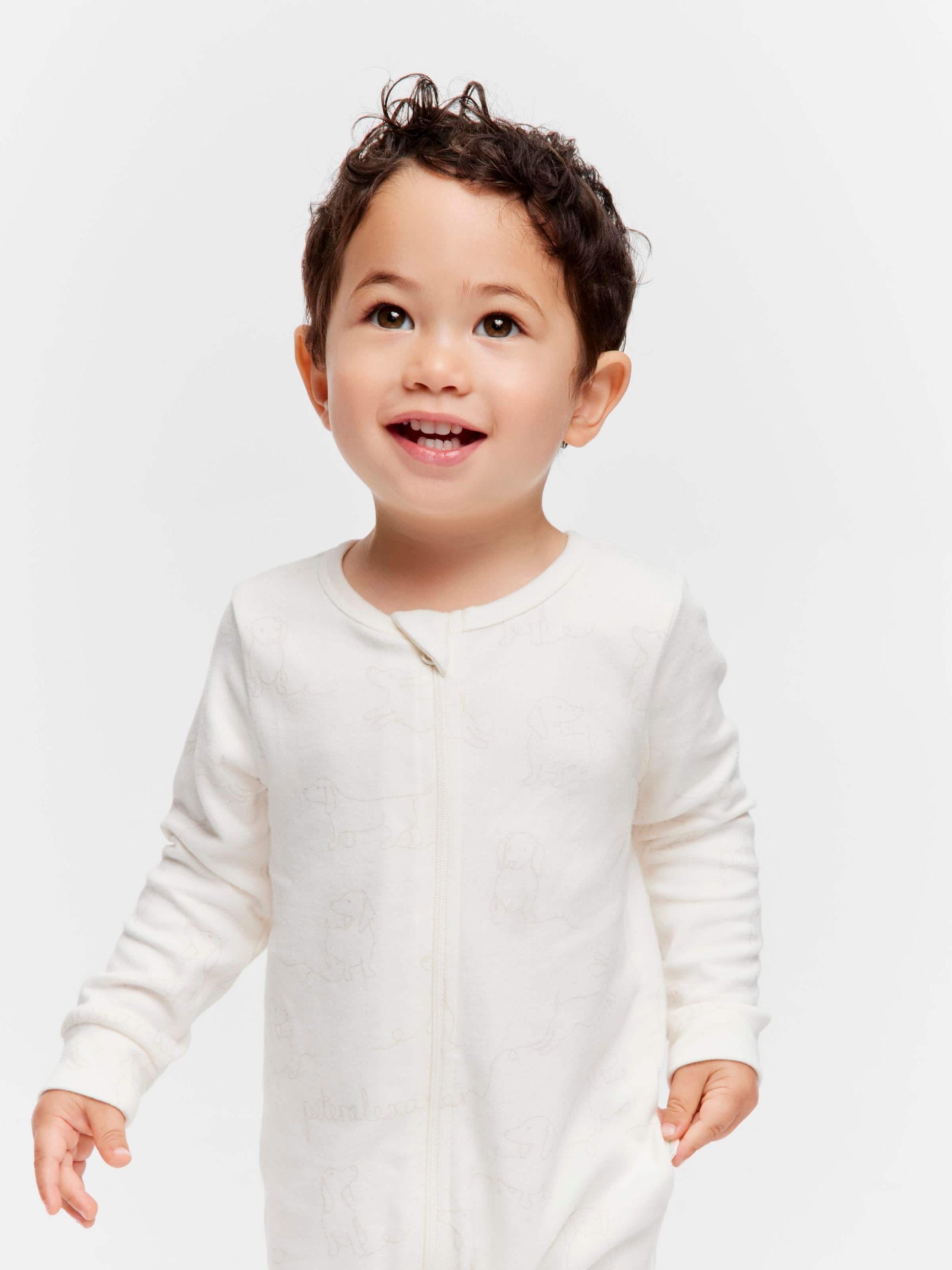 Baby Organic Penny Onesie cream