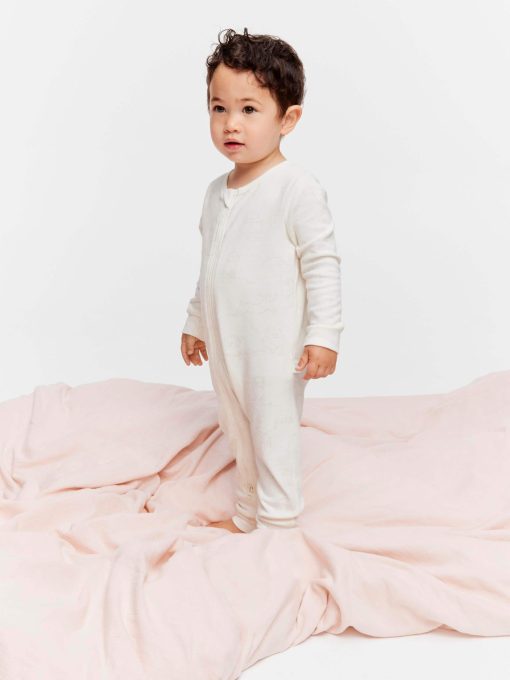 Baby Organic Penny Onesie cream