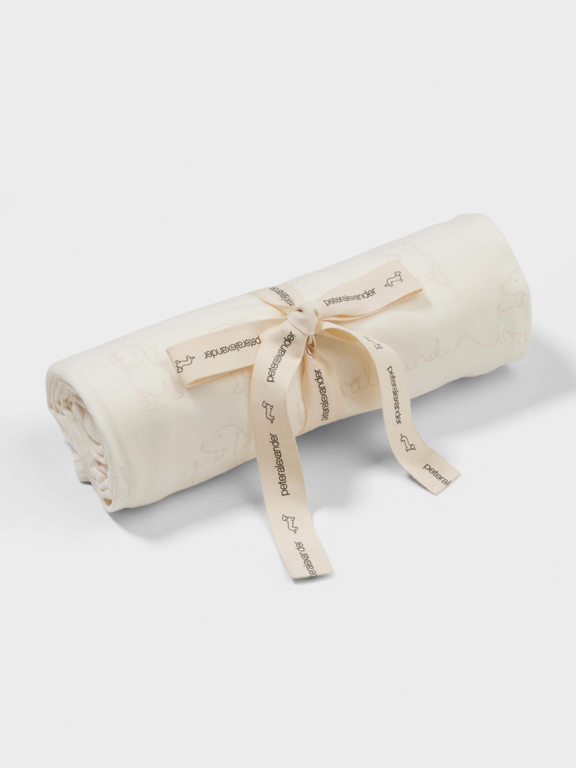 Baby Organic Penny Print Blanket cream
