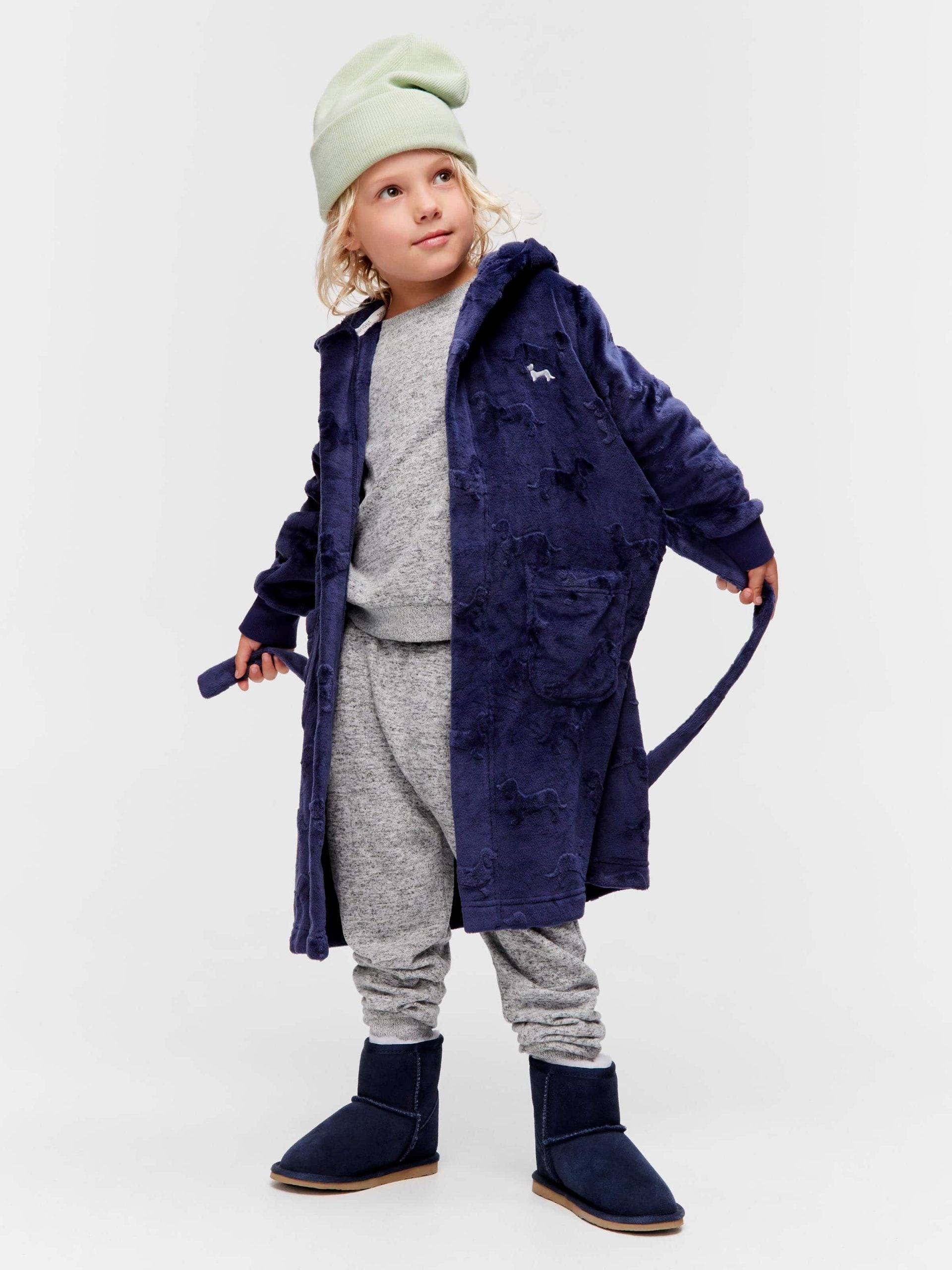 Jnr Kids Navy Penny Gown navy