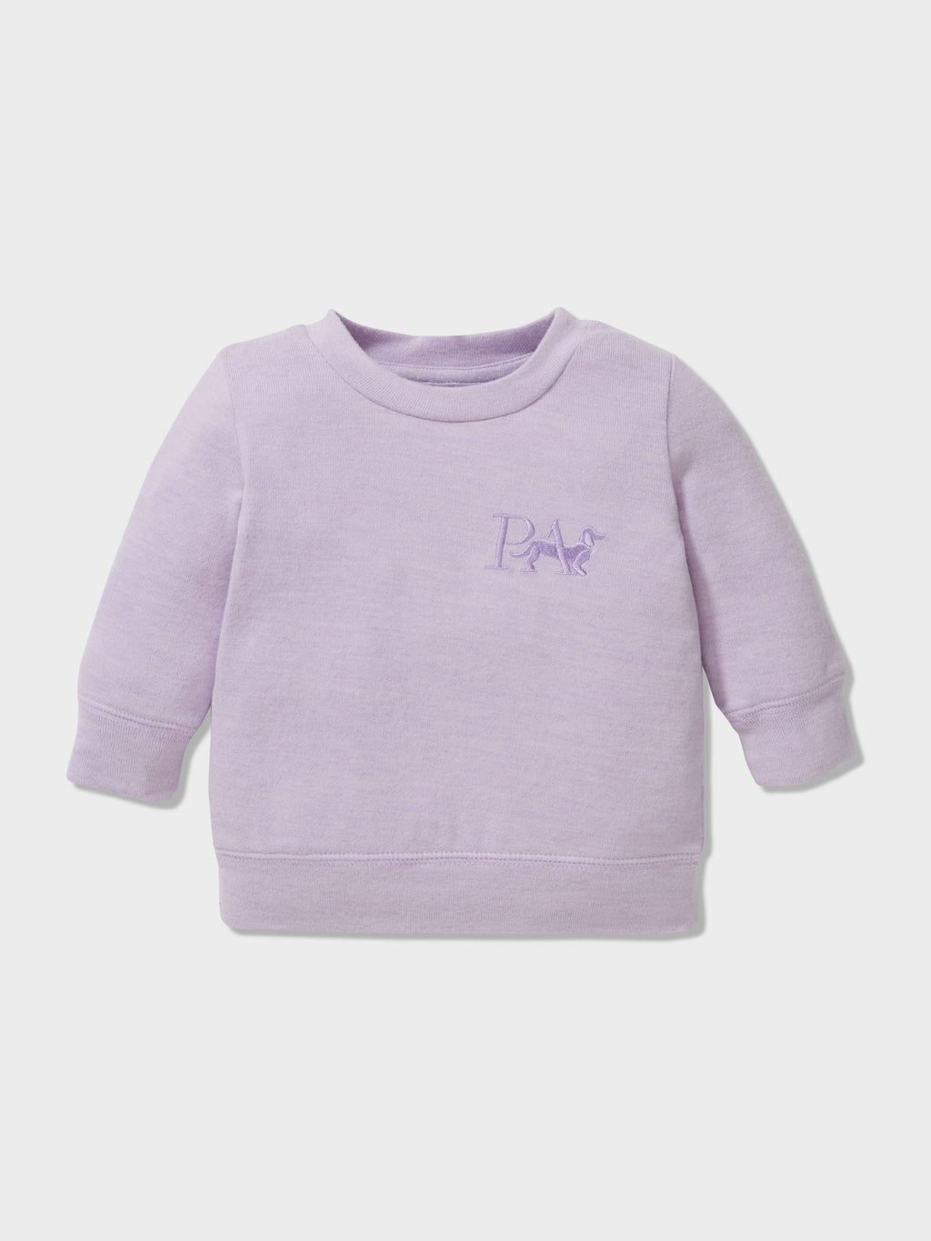 Baby Lilac Plush Pj Set lilac