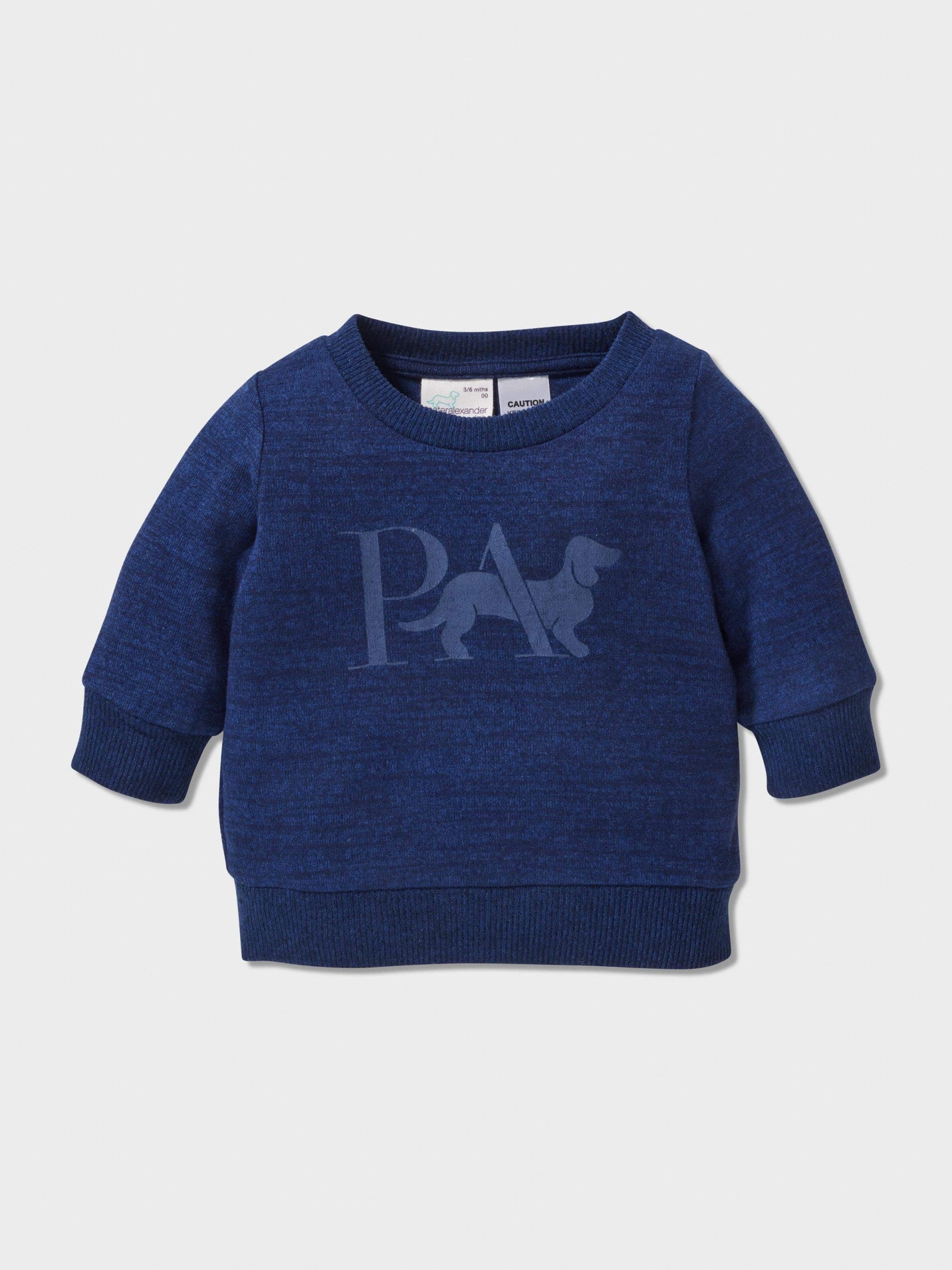Baby Navy Marle Pj Set navymarle