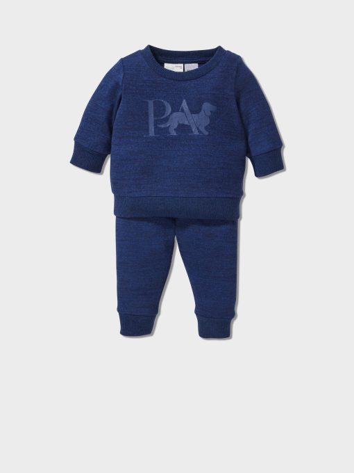 Baby Navy Marle Pj Set navymarle