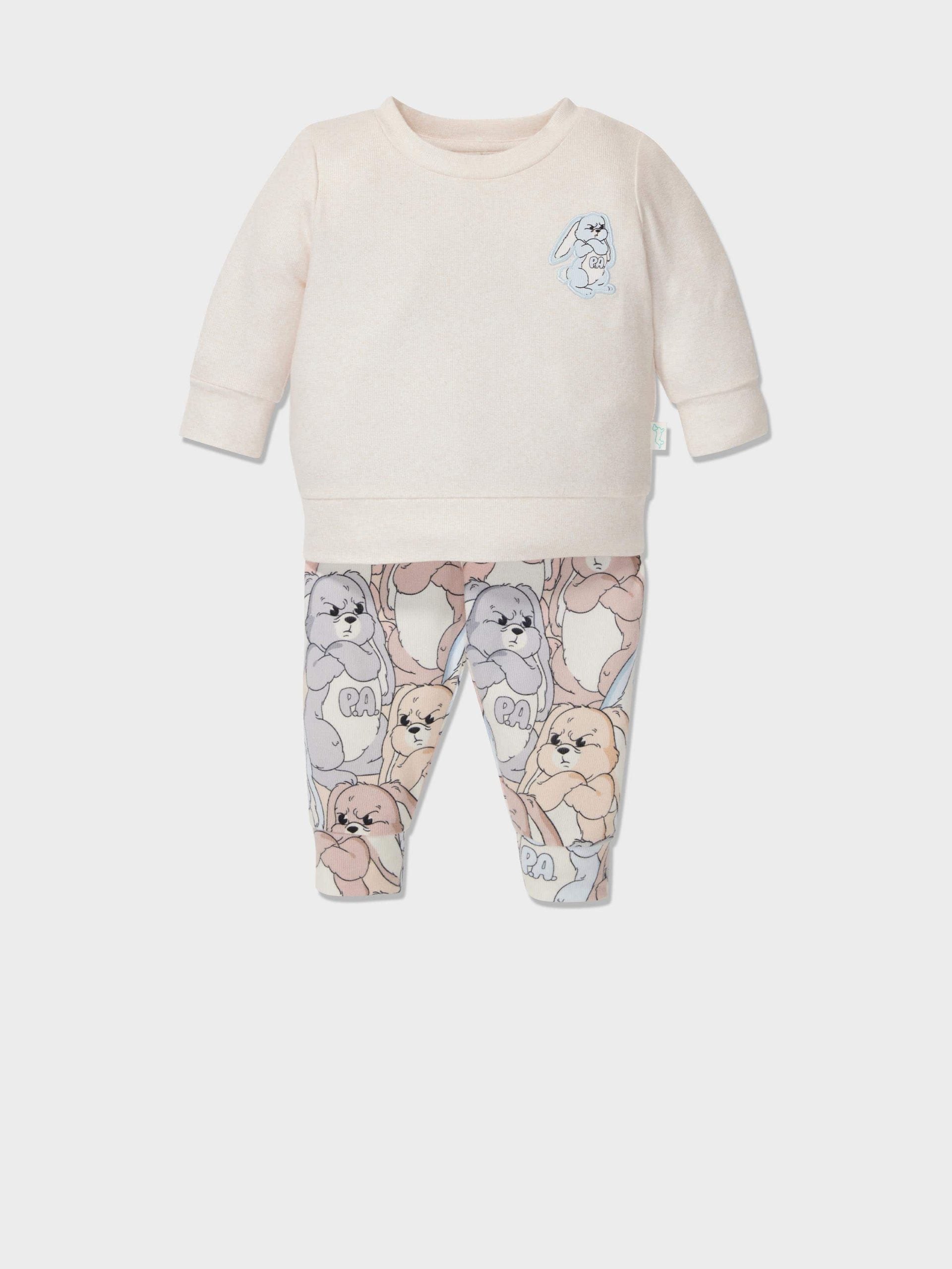 Baby Grumpy Bunny Pj Set multi