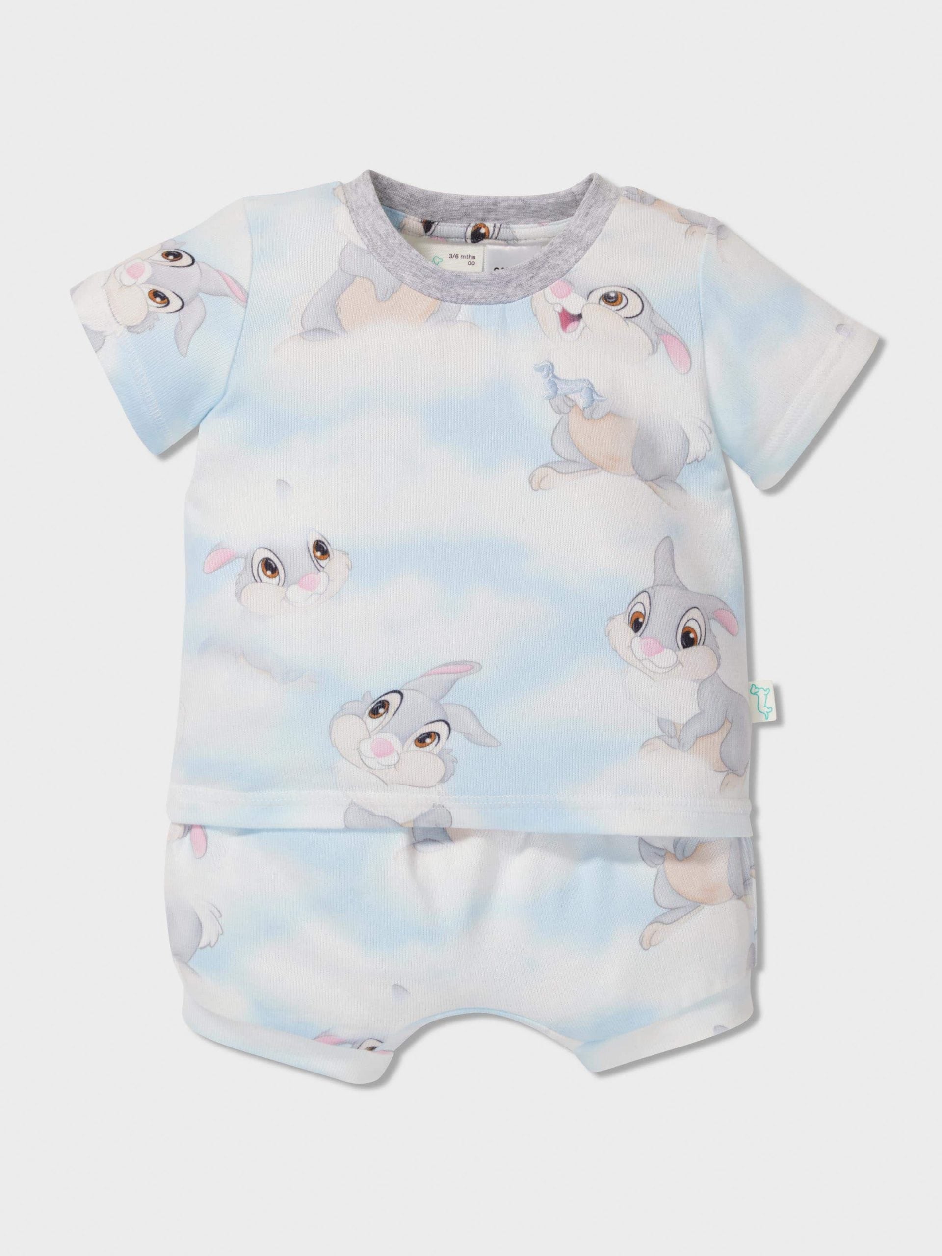 Baby Thumper Clouds Shortie Pj Set multi