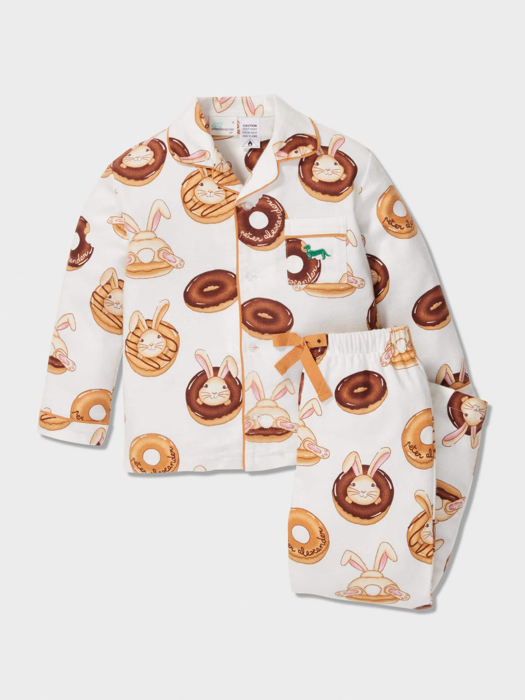 Jnr Kids Krispy Kreme Bunny Bamboo Flannelette Classic Pj Set multi