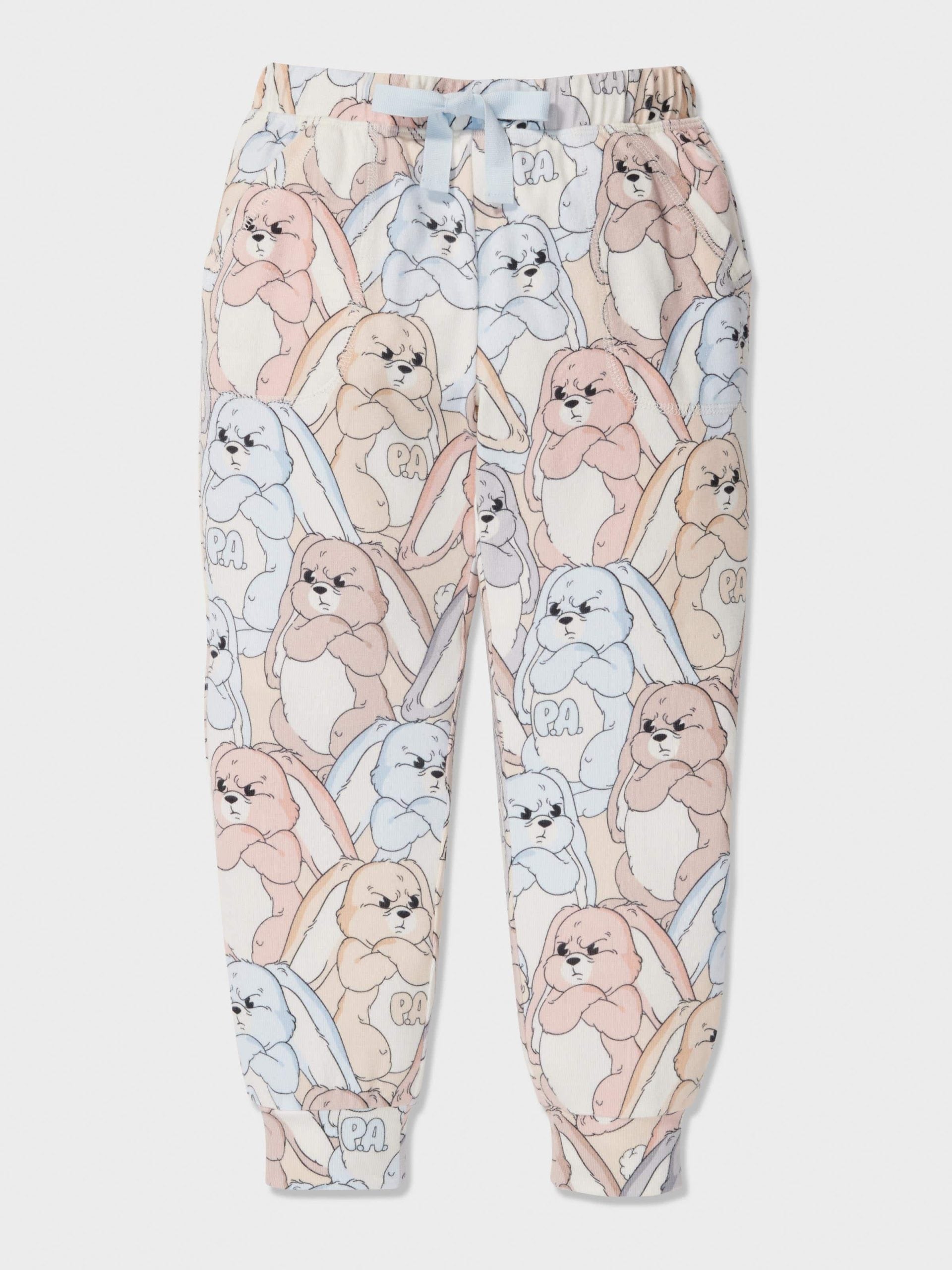 Jnr Kids Grumpy Bunny Pj Set multi