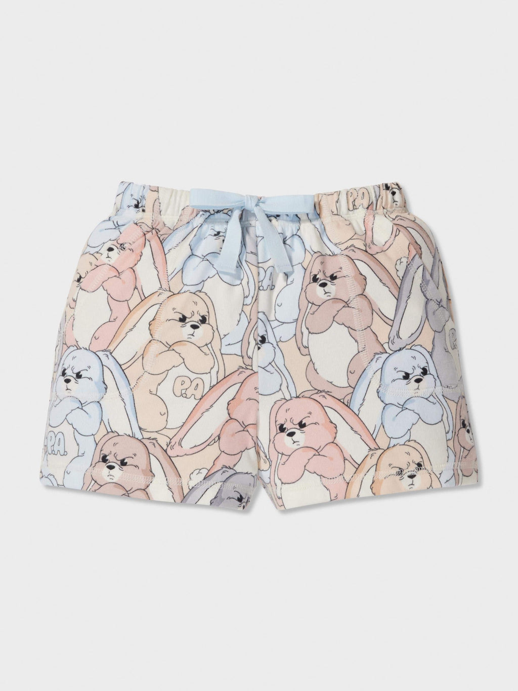 Jnr Kids Grumpy Bunny Shortie Pj Set multi