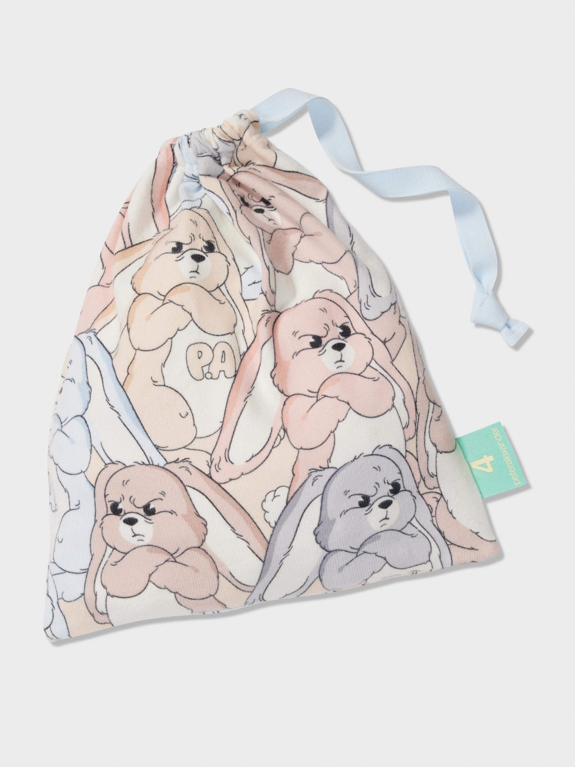Jnr Kids Grumpy Bunny Shortie Pj Set multi