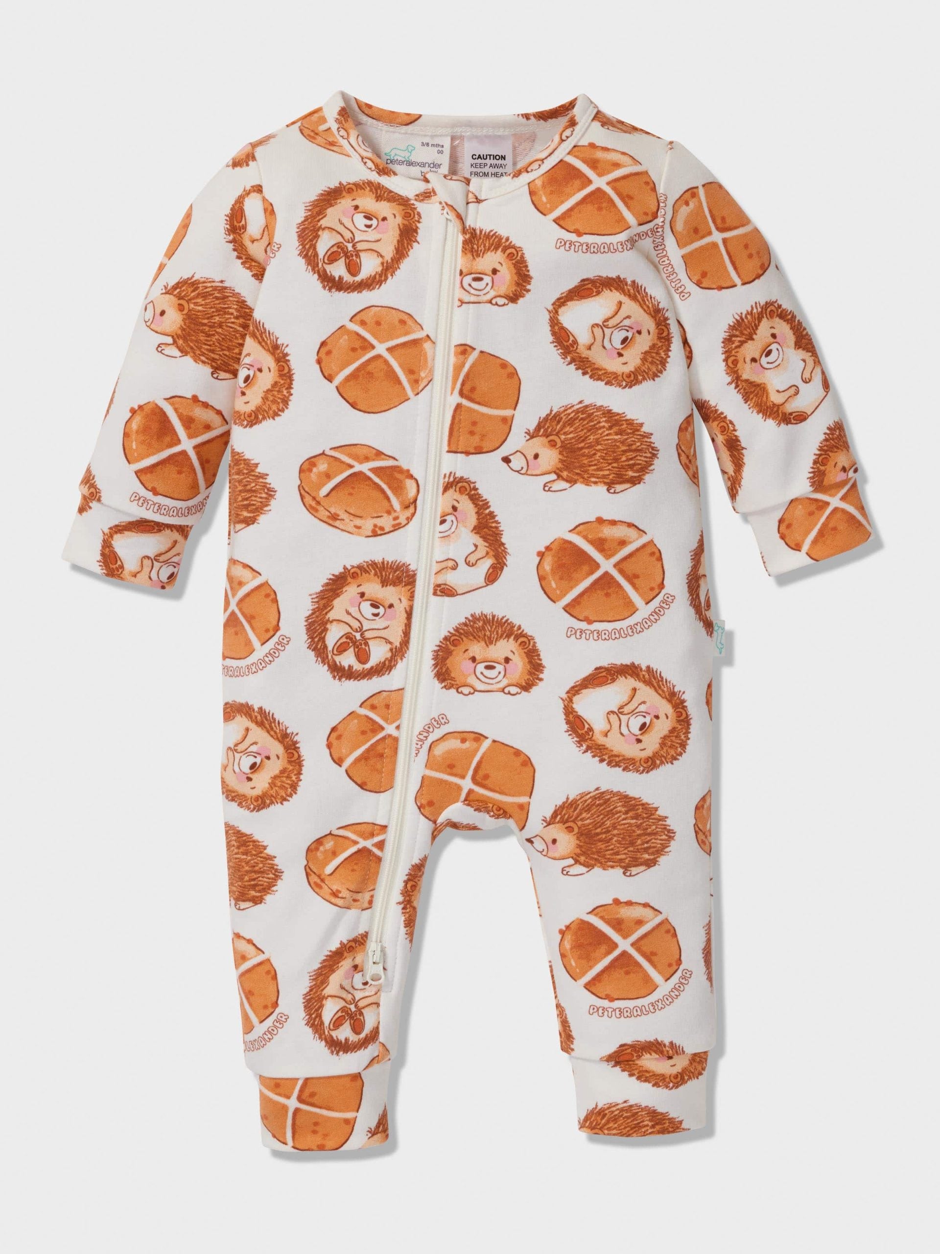 Baby Hot Cross Buns Onesie multi
