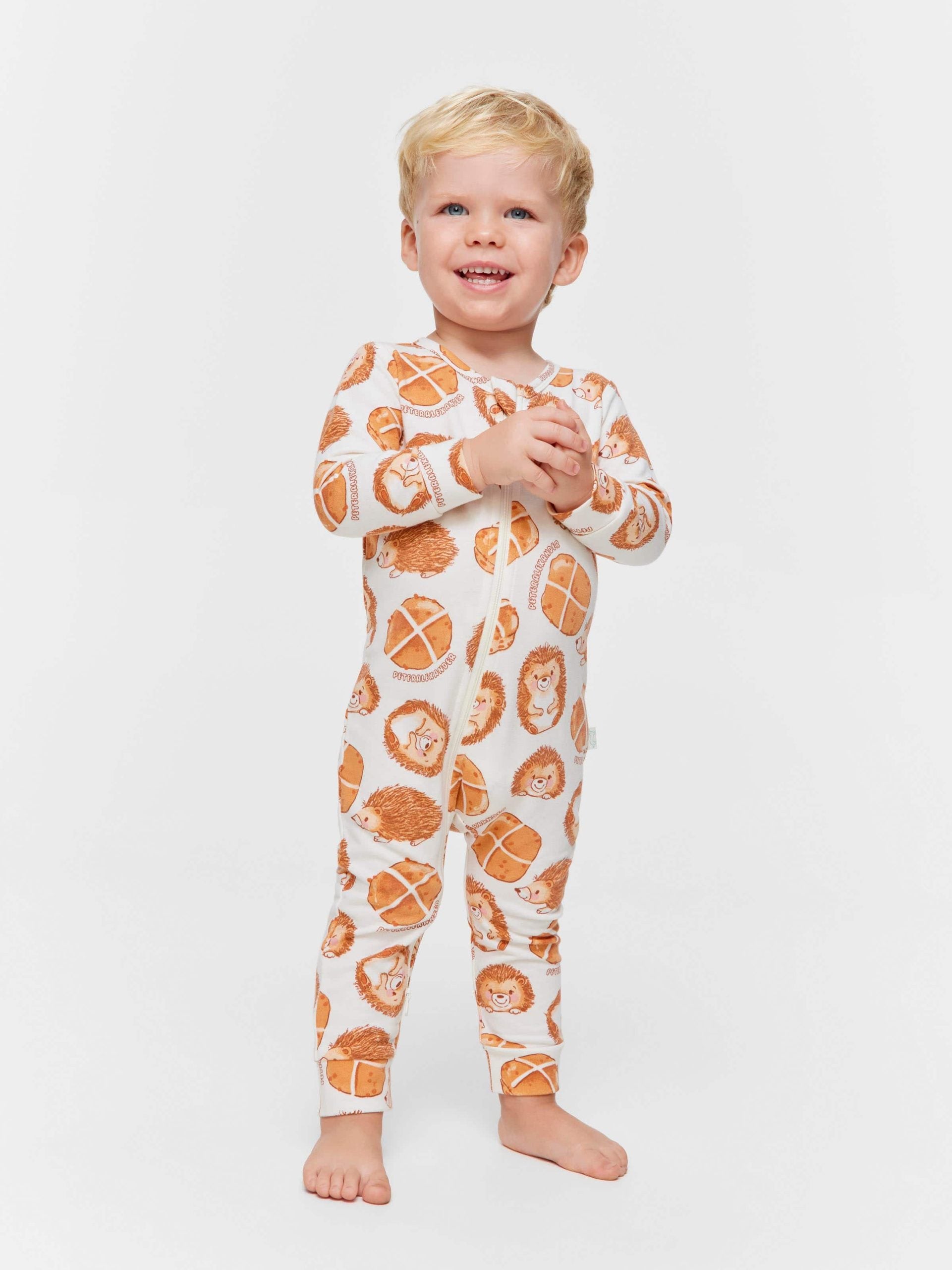 Baby Hot Cross Buns Onesie multi