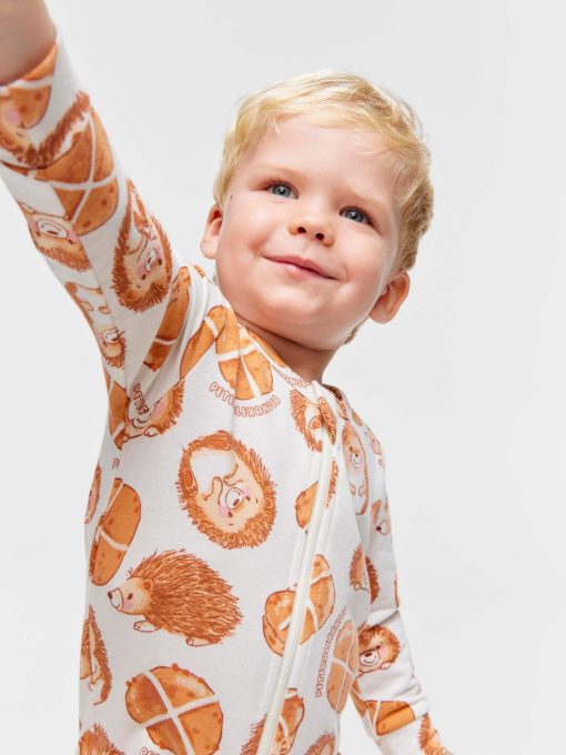 Baby Hot Cross Buns Onesie multi