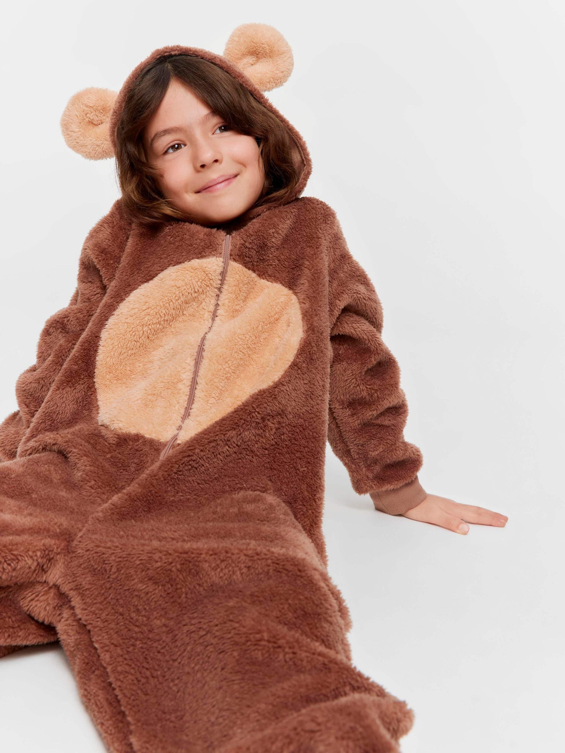 Jnr Kids Bear Onesie multi