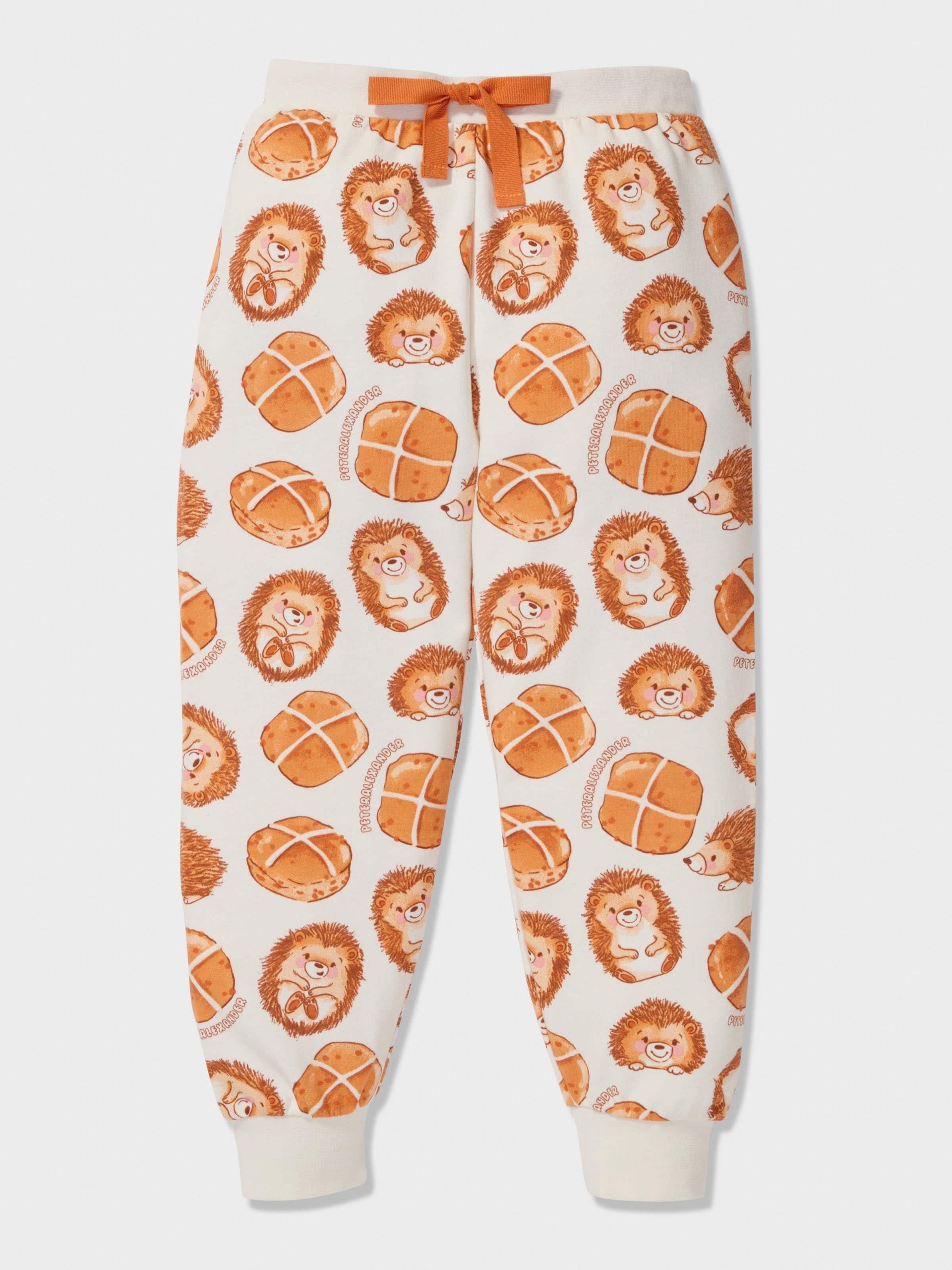 Jnr Kids Hot Cross Buns Long Pj Set multi