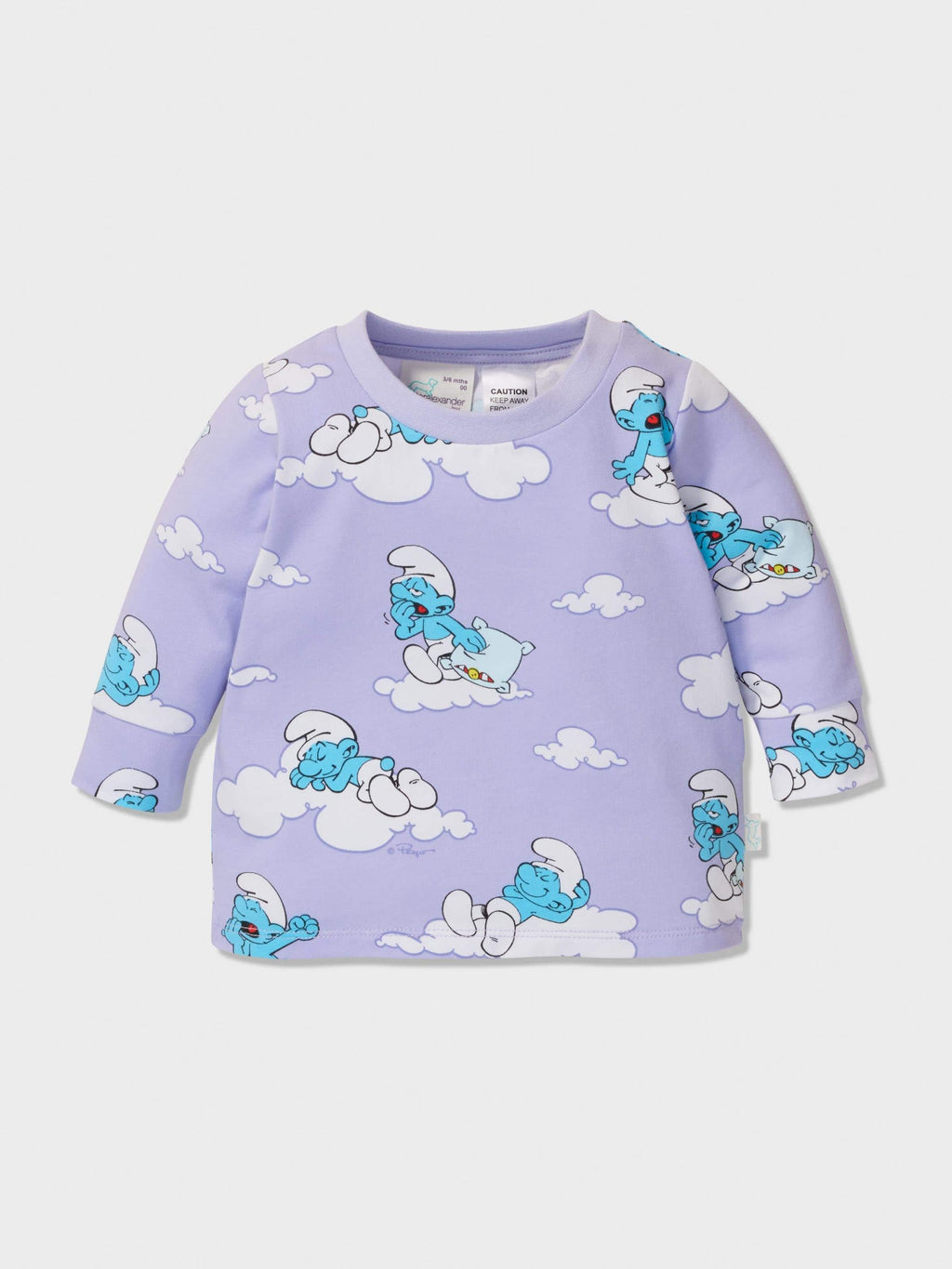 Baby Sleepy Smurf Pj Set multi