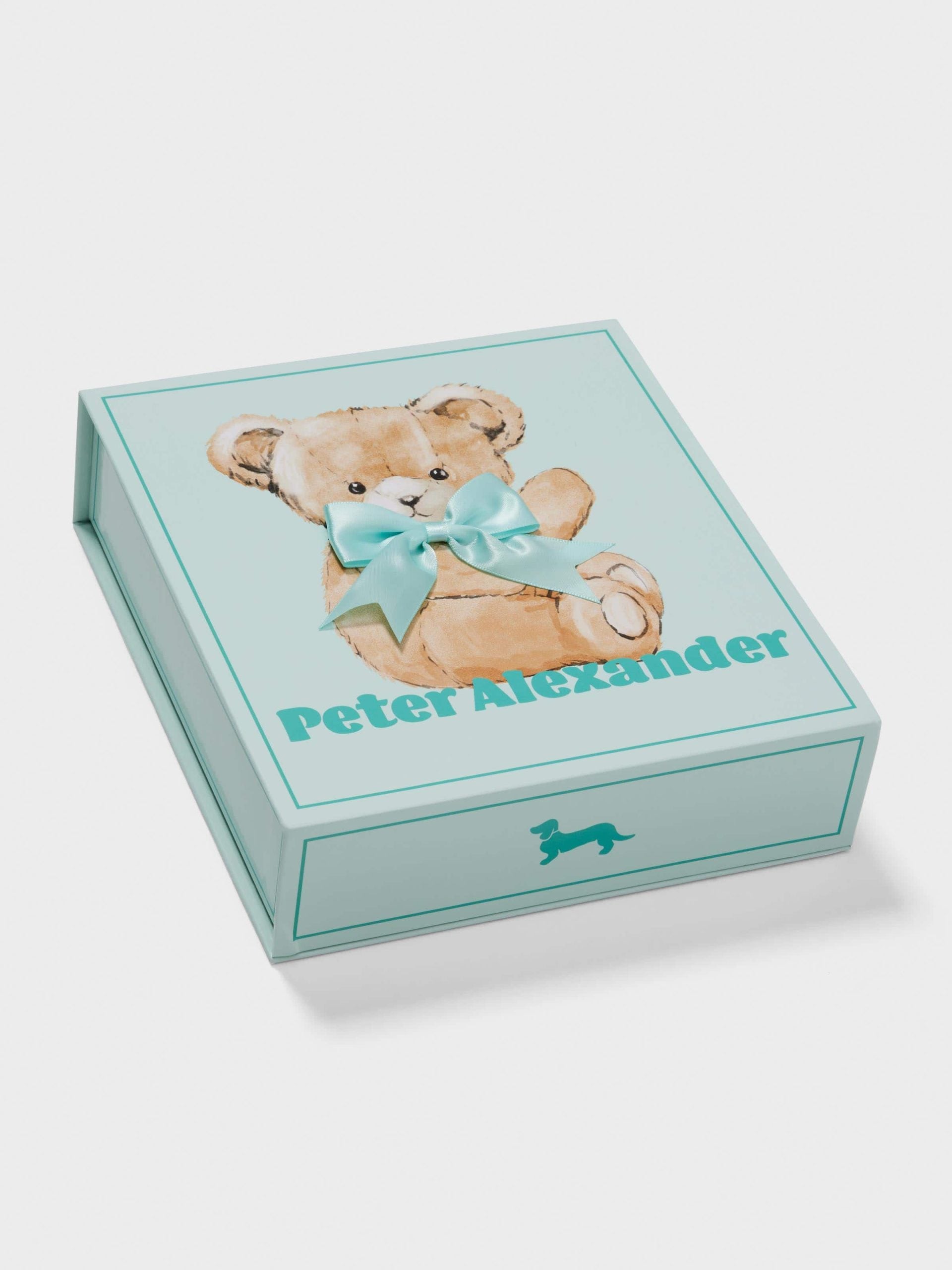 Jnr Girls Teddy Bear Satin Classic Shortie Pj Set mint