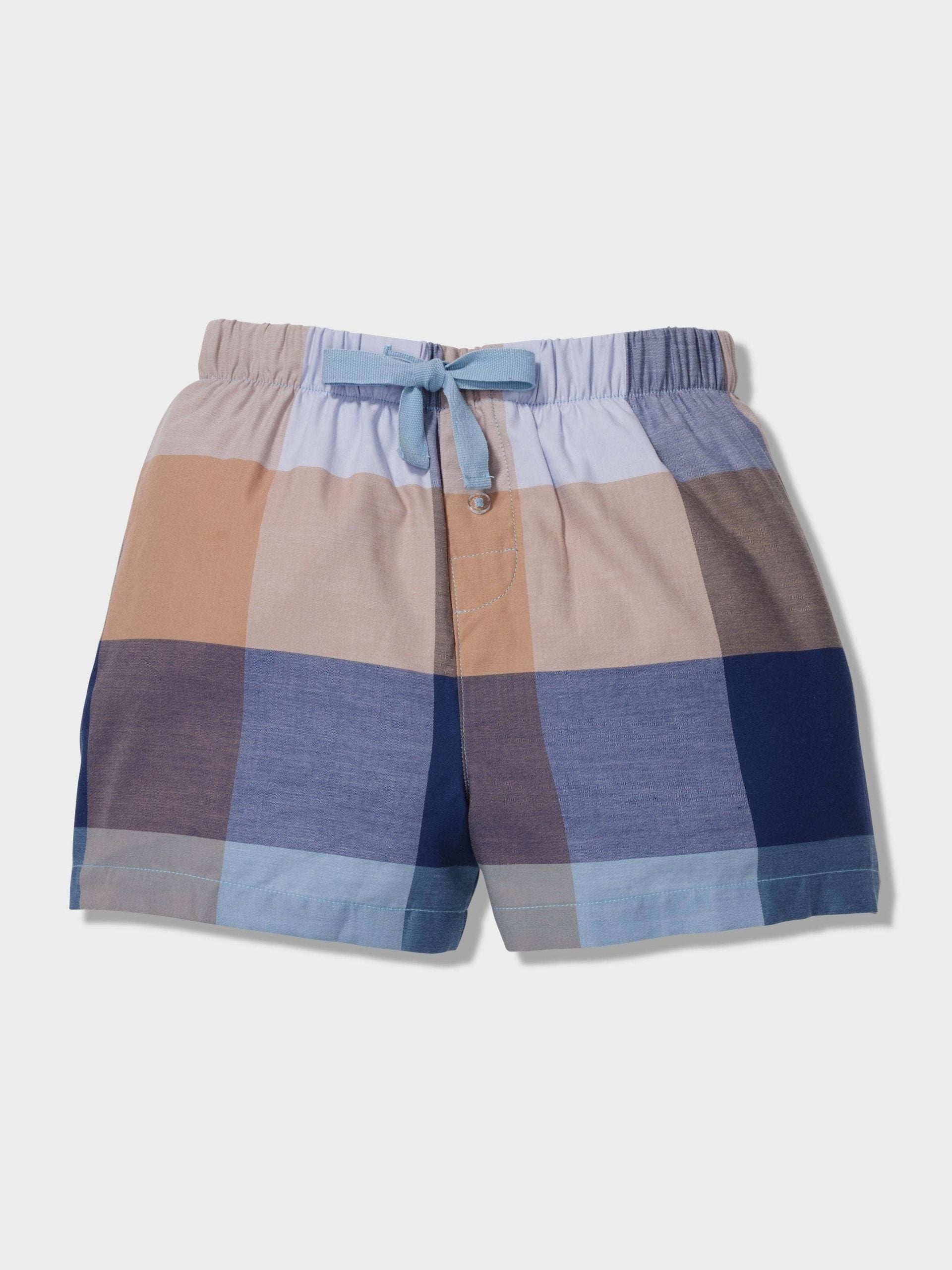 Jnr Boys Buffalo Check Short Pj Set multi