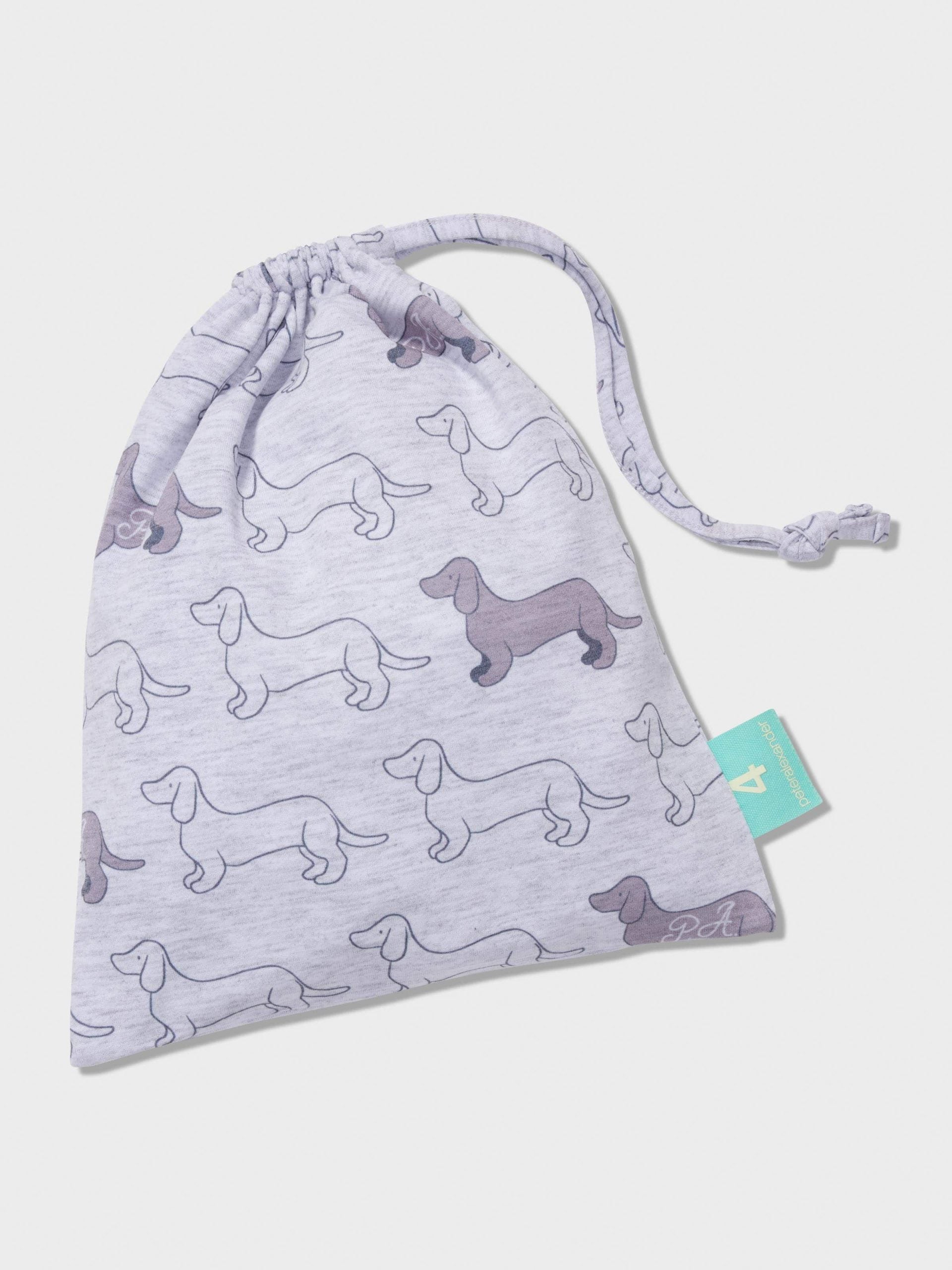 Jnr Boys Penny Print Short Pj Set greymarle