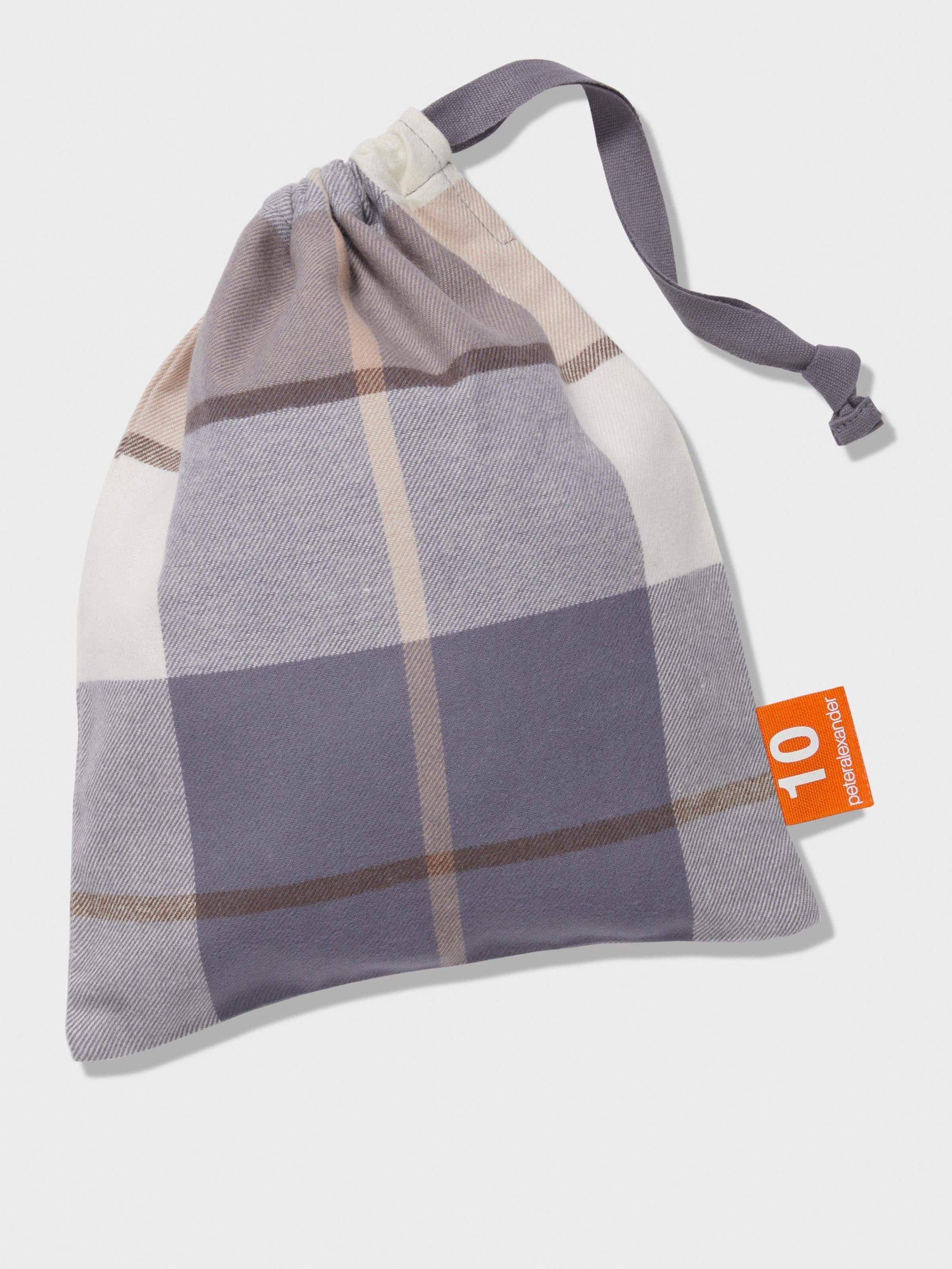 Boys Charcoal Check Classic Long Pj Set multi