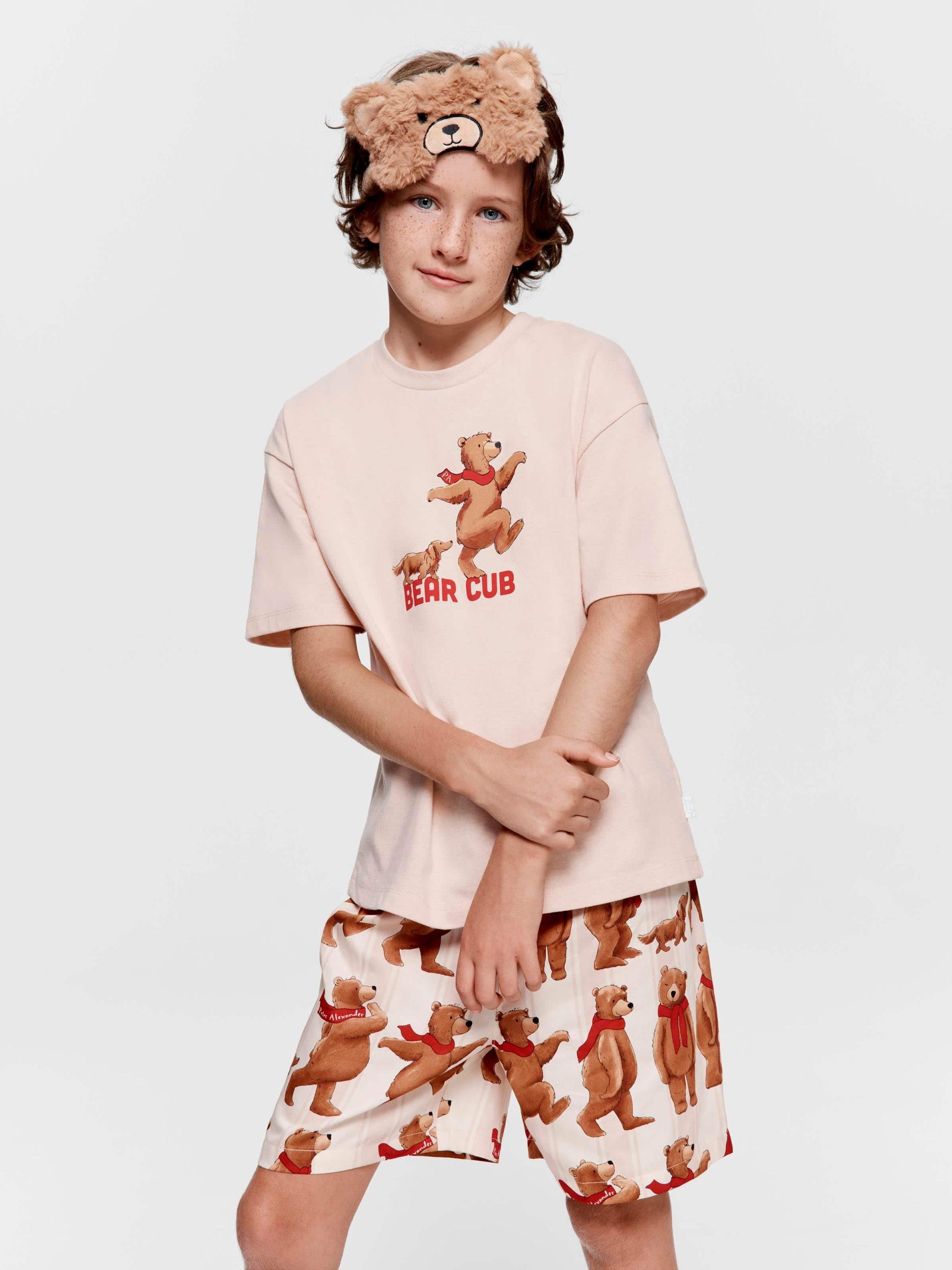 Kids Bear Cub Short Pj Set multi