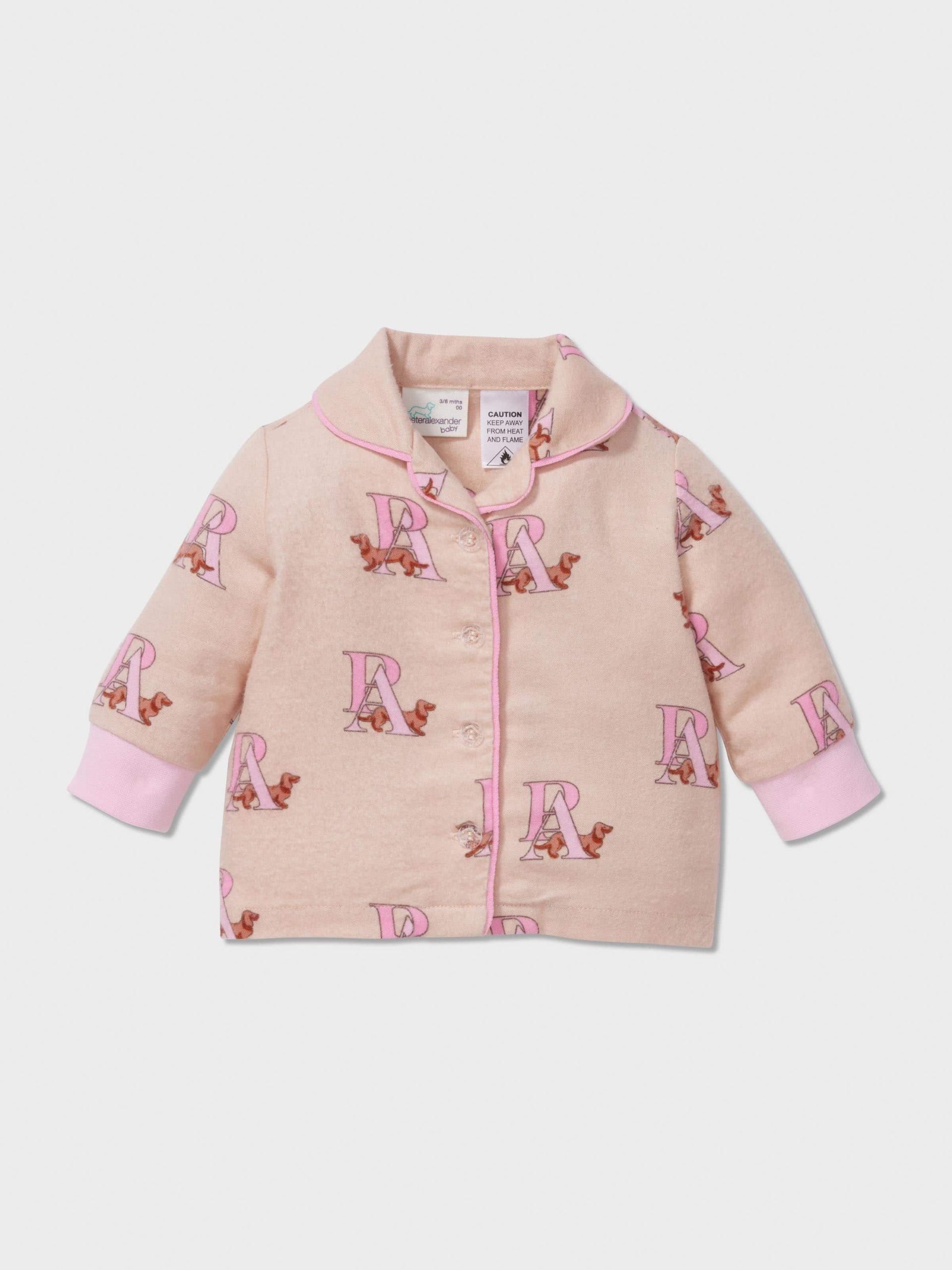 Baby Girl P.A. Logo Long Classic Pj Set multi