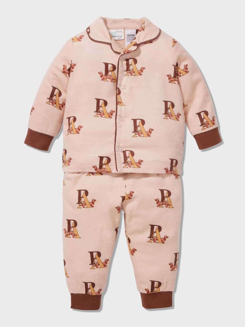 Baby P.A. Logo Long Classic Pj Set multi