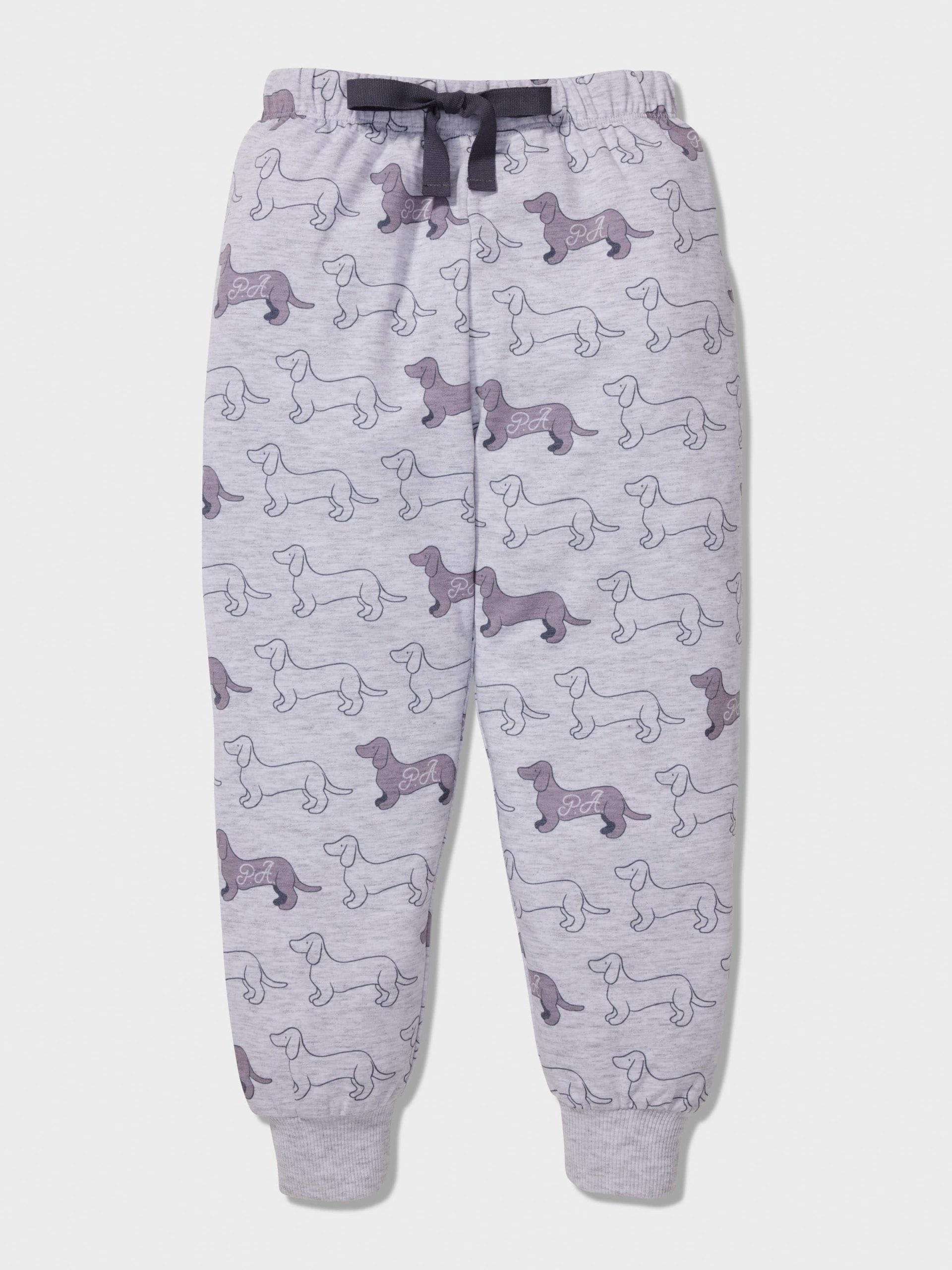 Boys Penny Print Long Track Pj Set greymarle