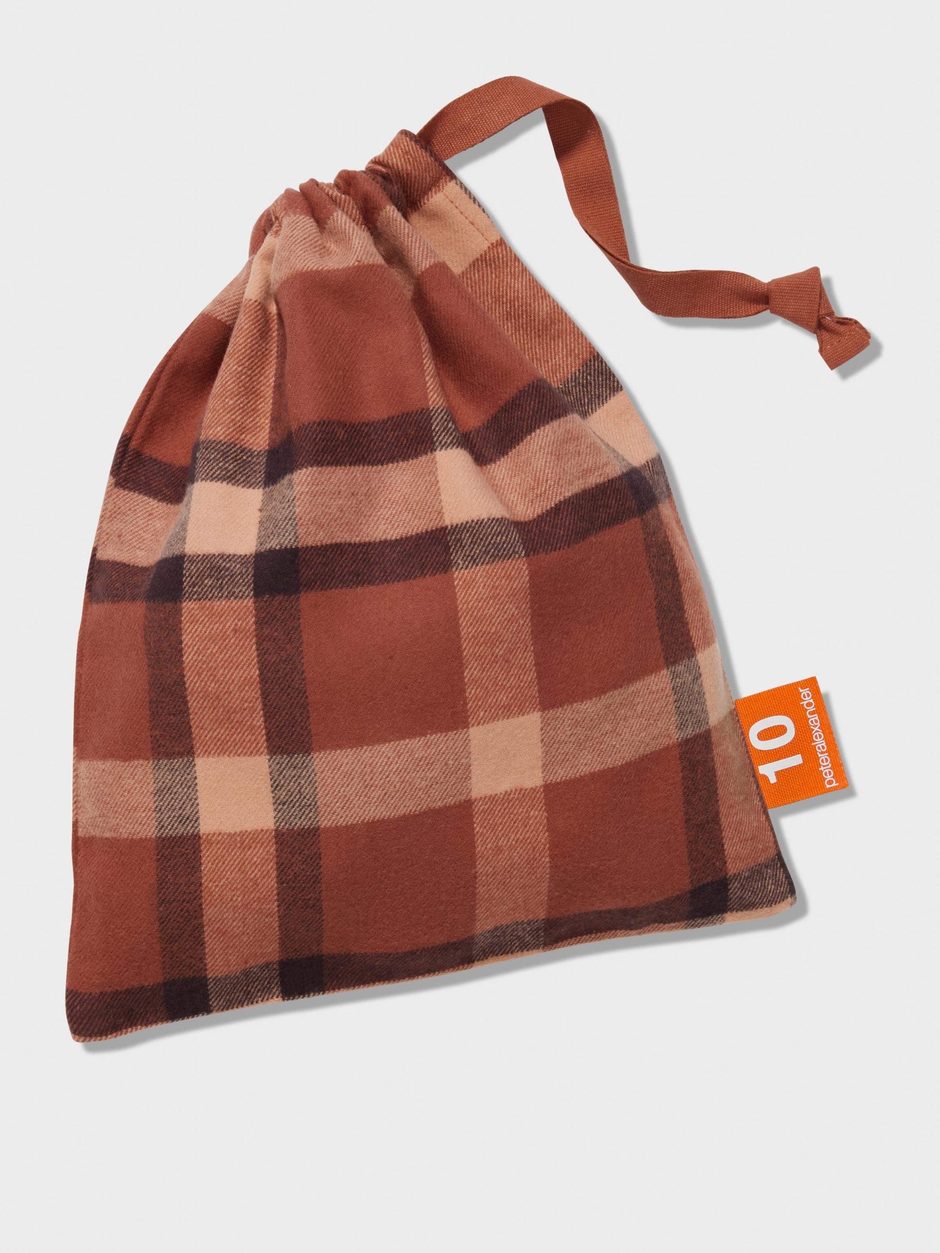 Boys Brown Check Long Classic Pj Set multi